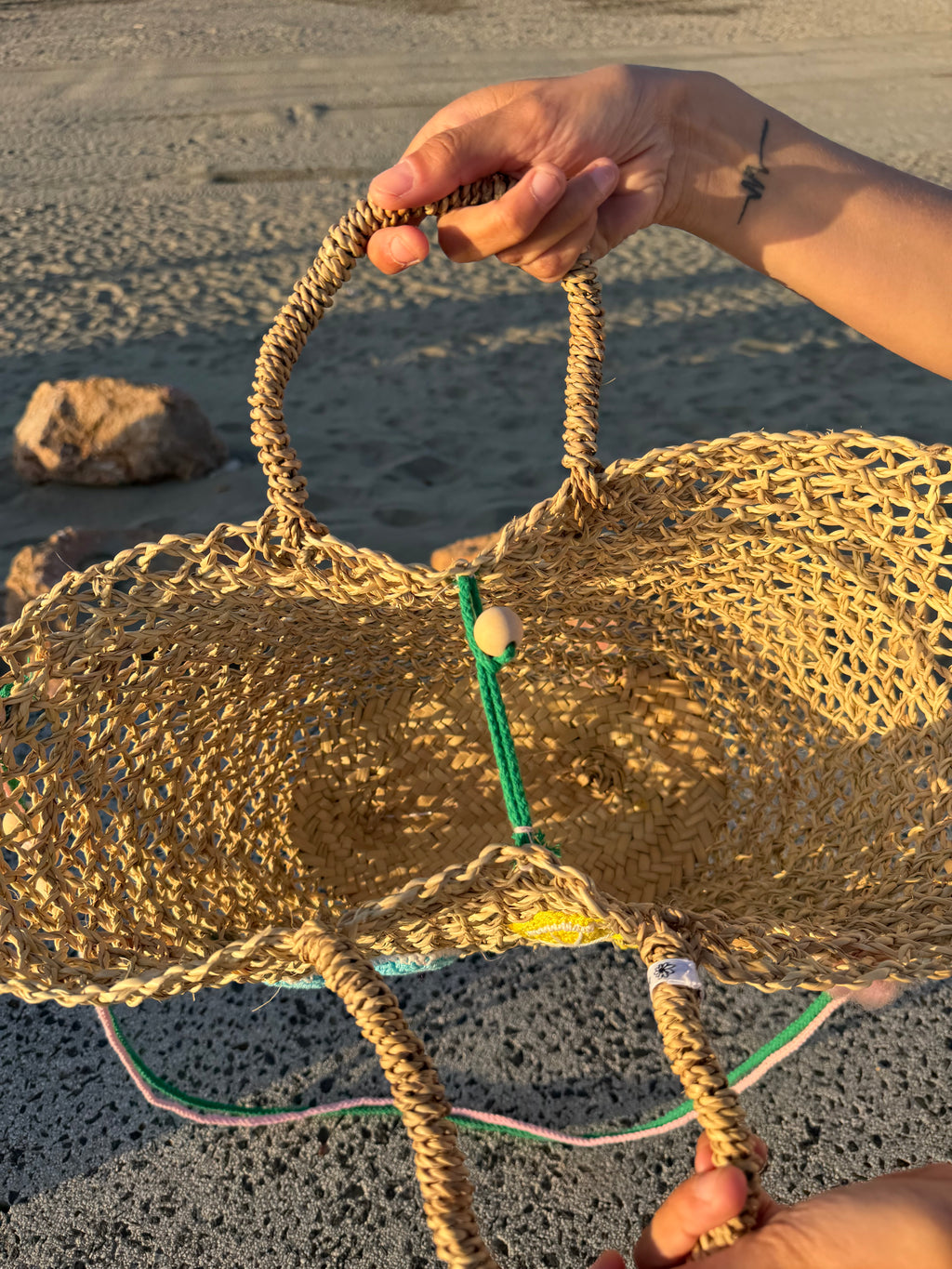 Panier douceur d’été « effet dentelle »