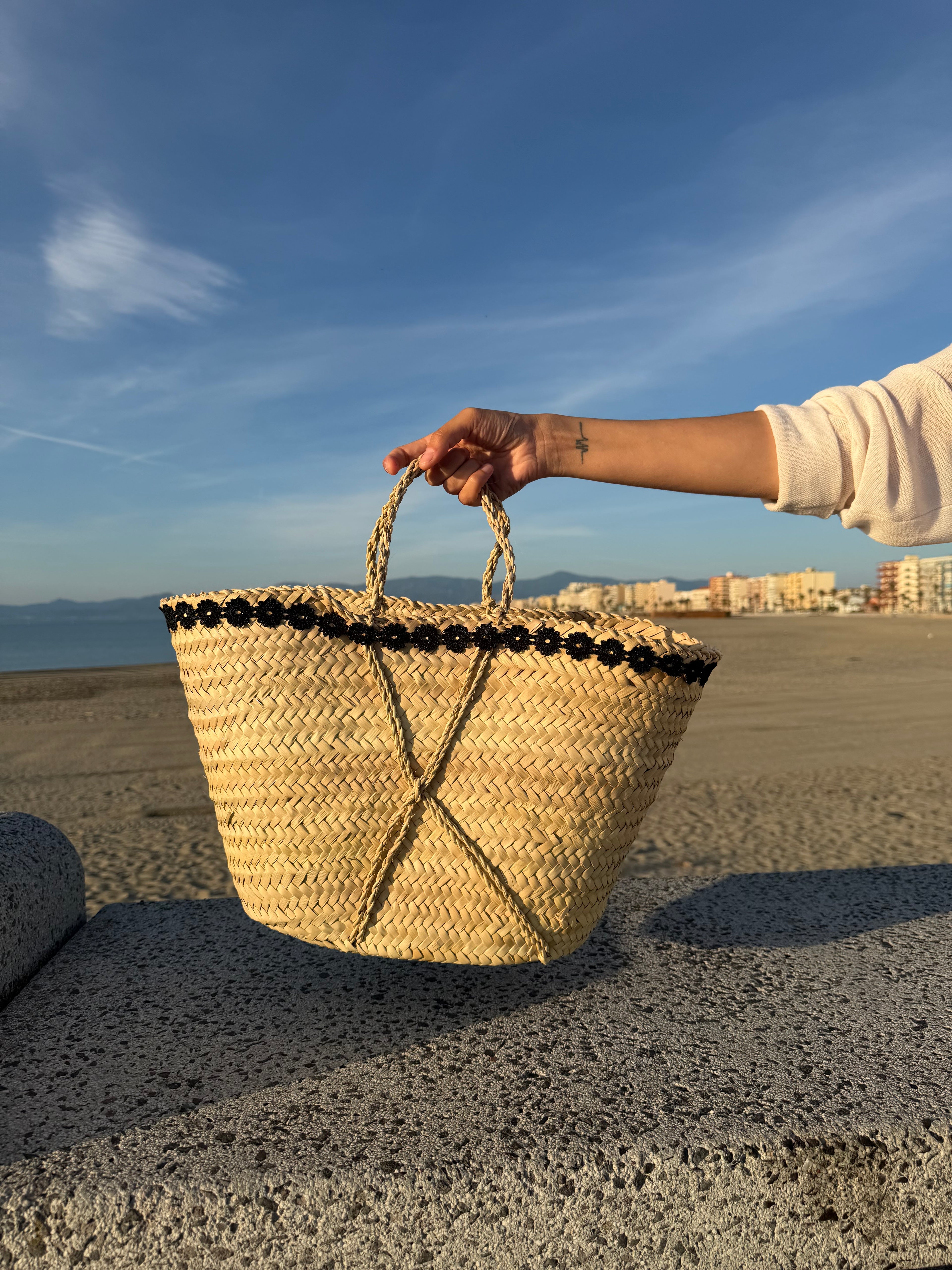 Panier Flower Power