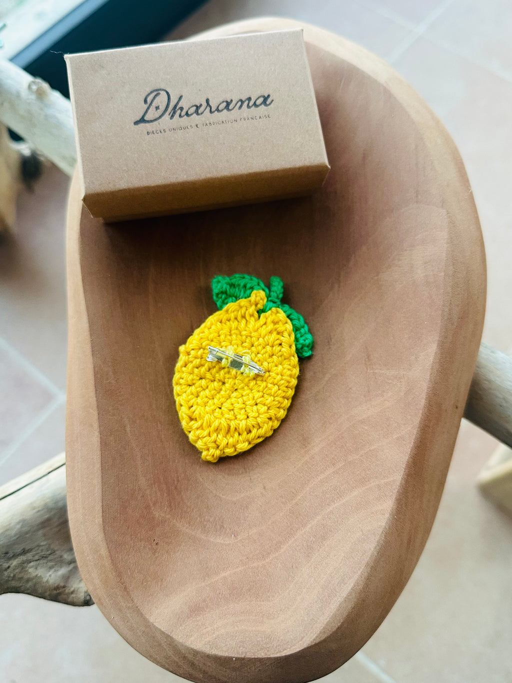 Broche citron