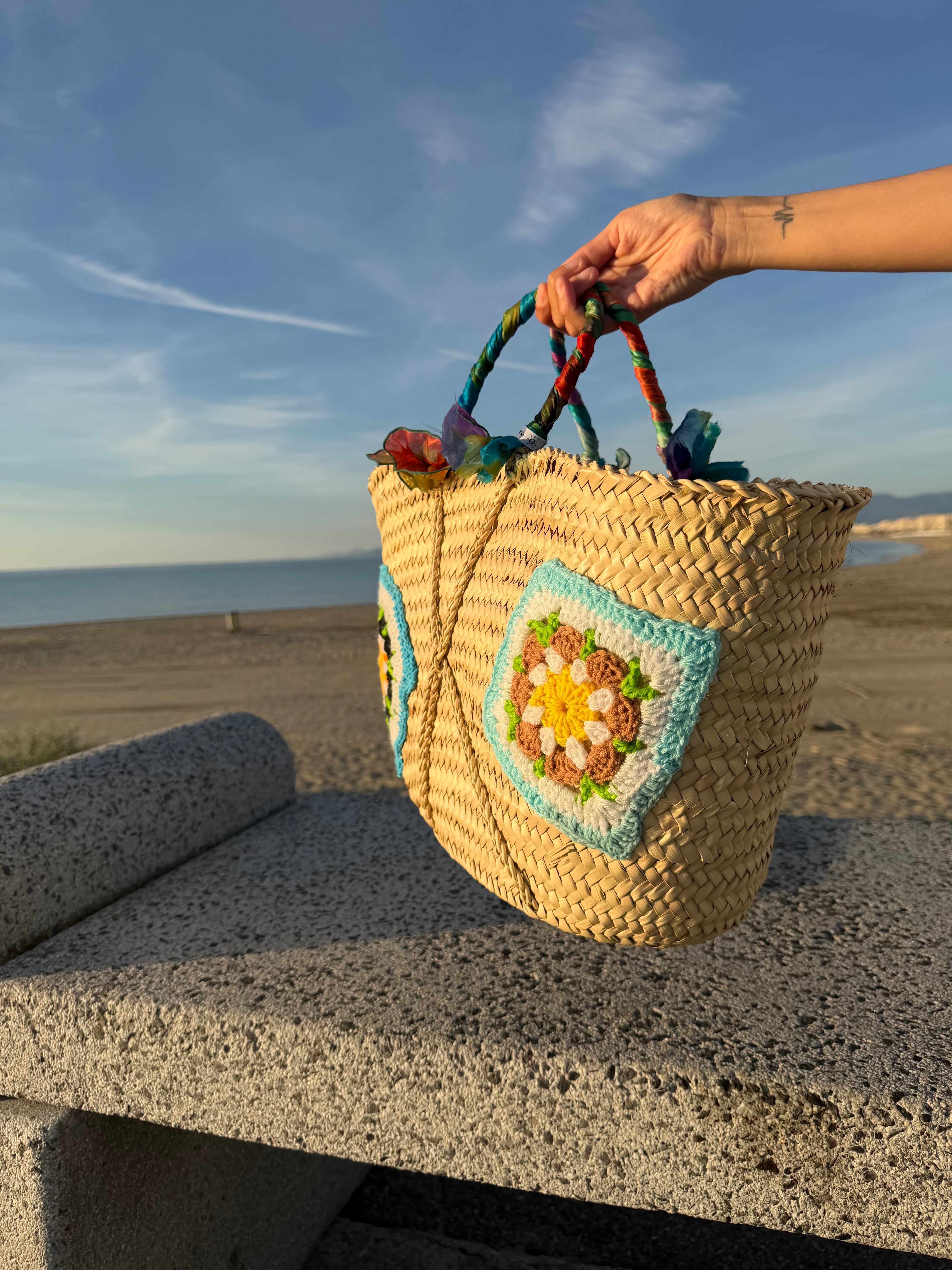 Panier « les carrés de mamies »