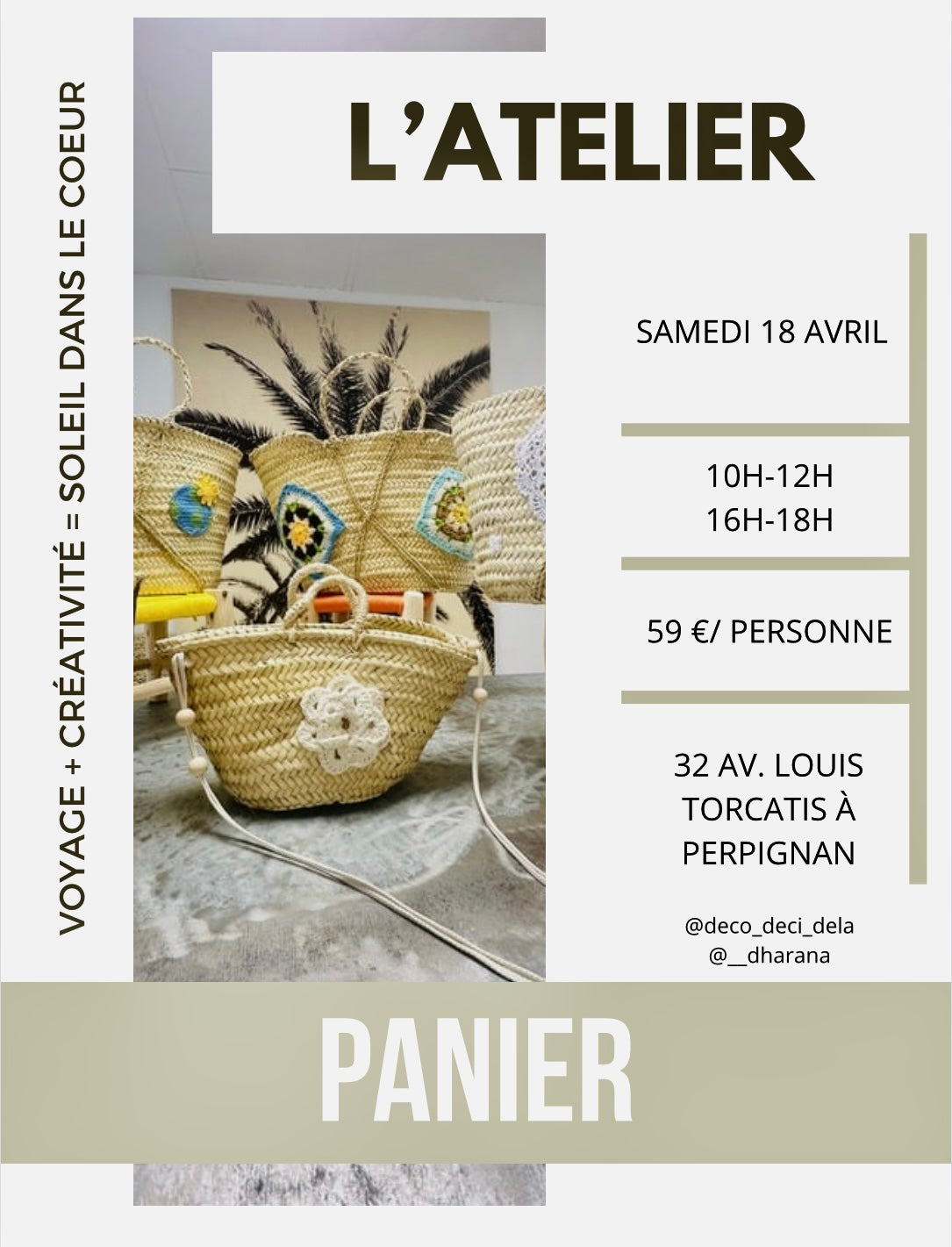 Atelier Panier 10h-12h
