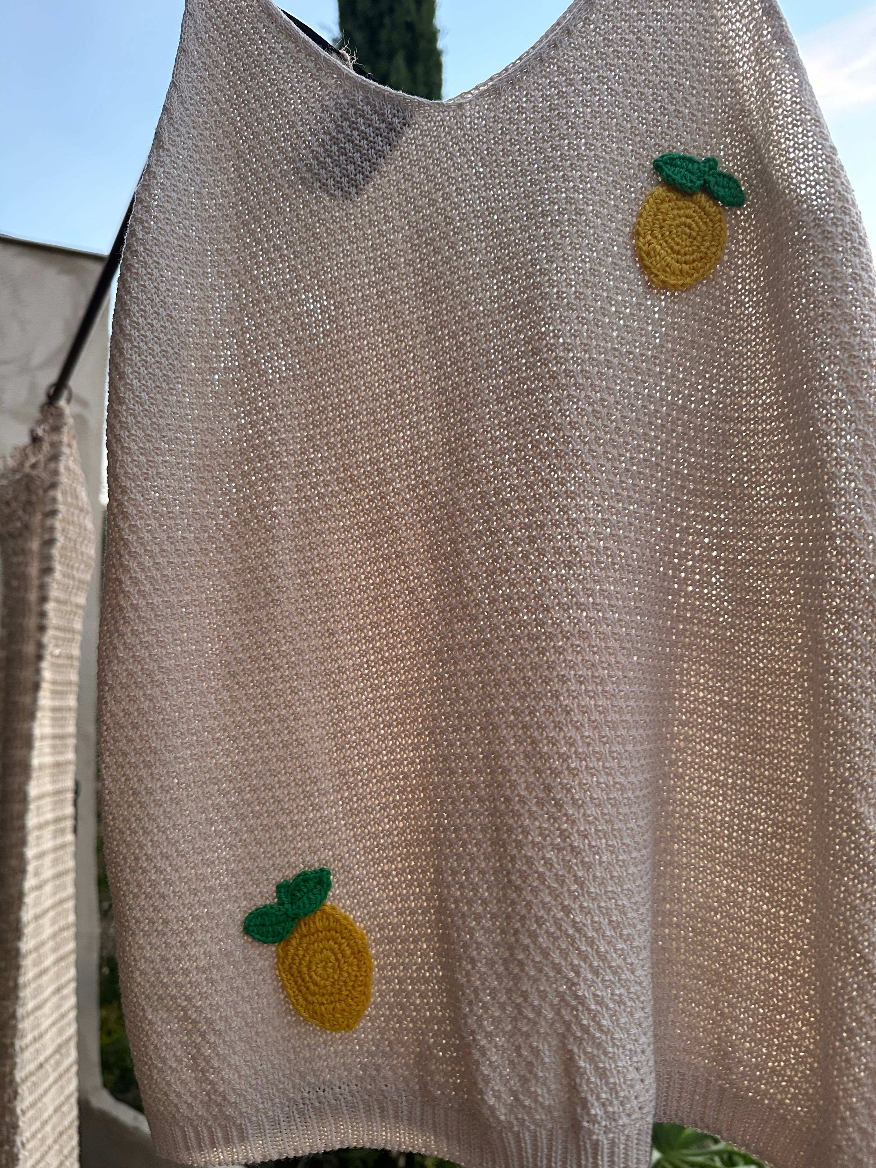 Débardeur full citron