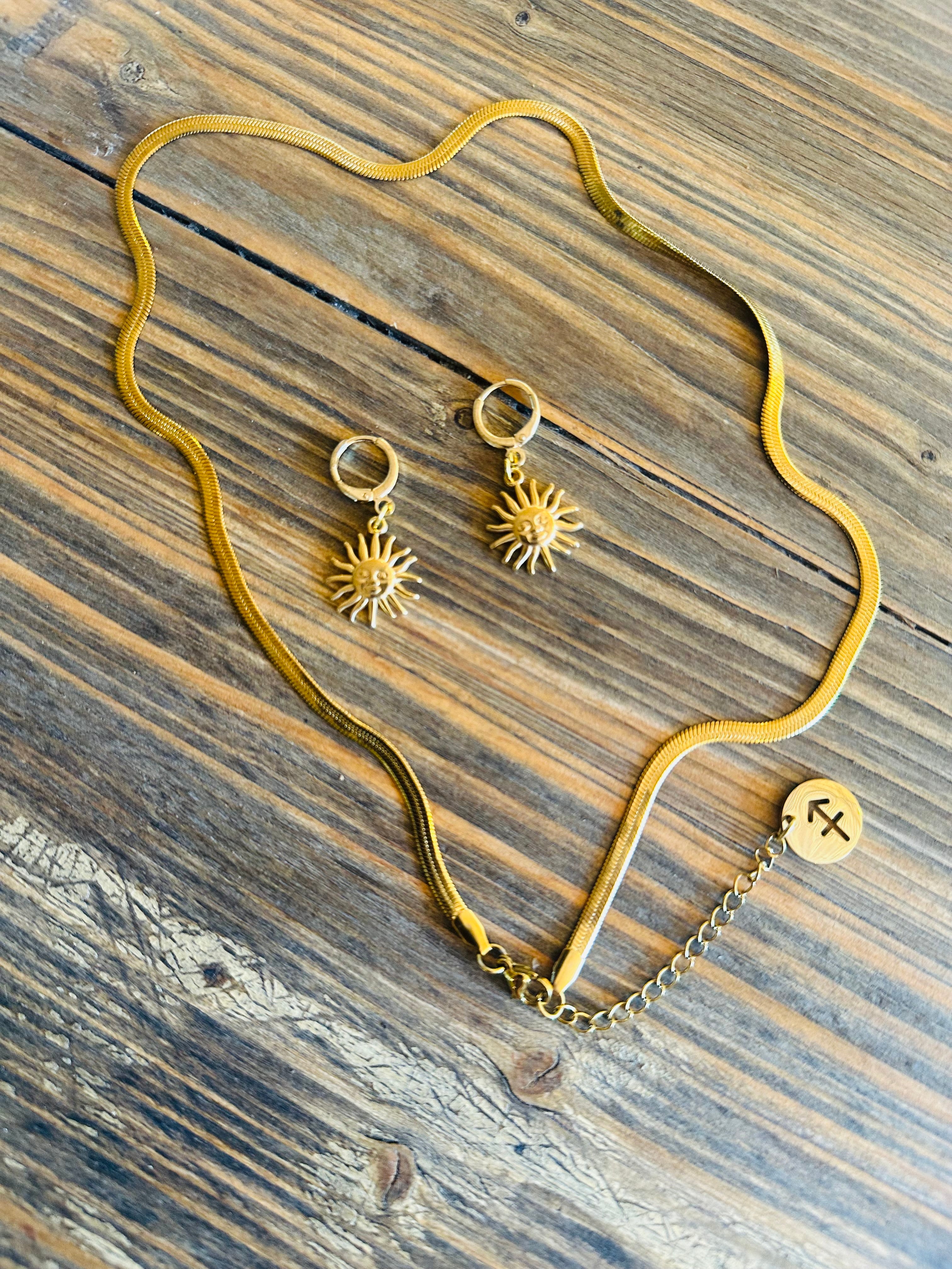 Collier maille serpent « sagittaire ♐️ »
