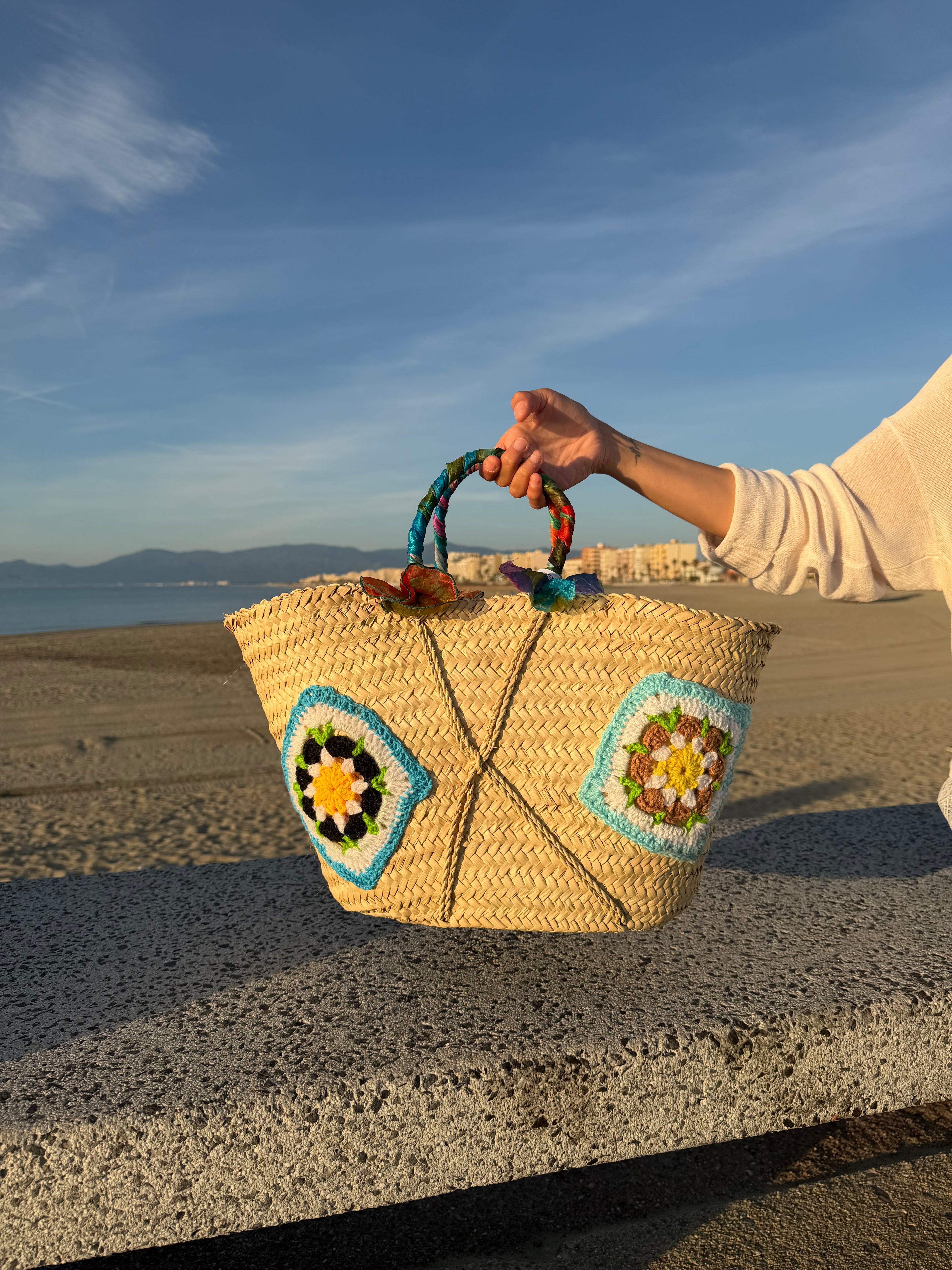 Panier « les carrés de mamies »