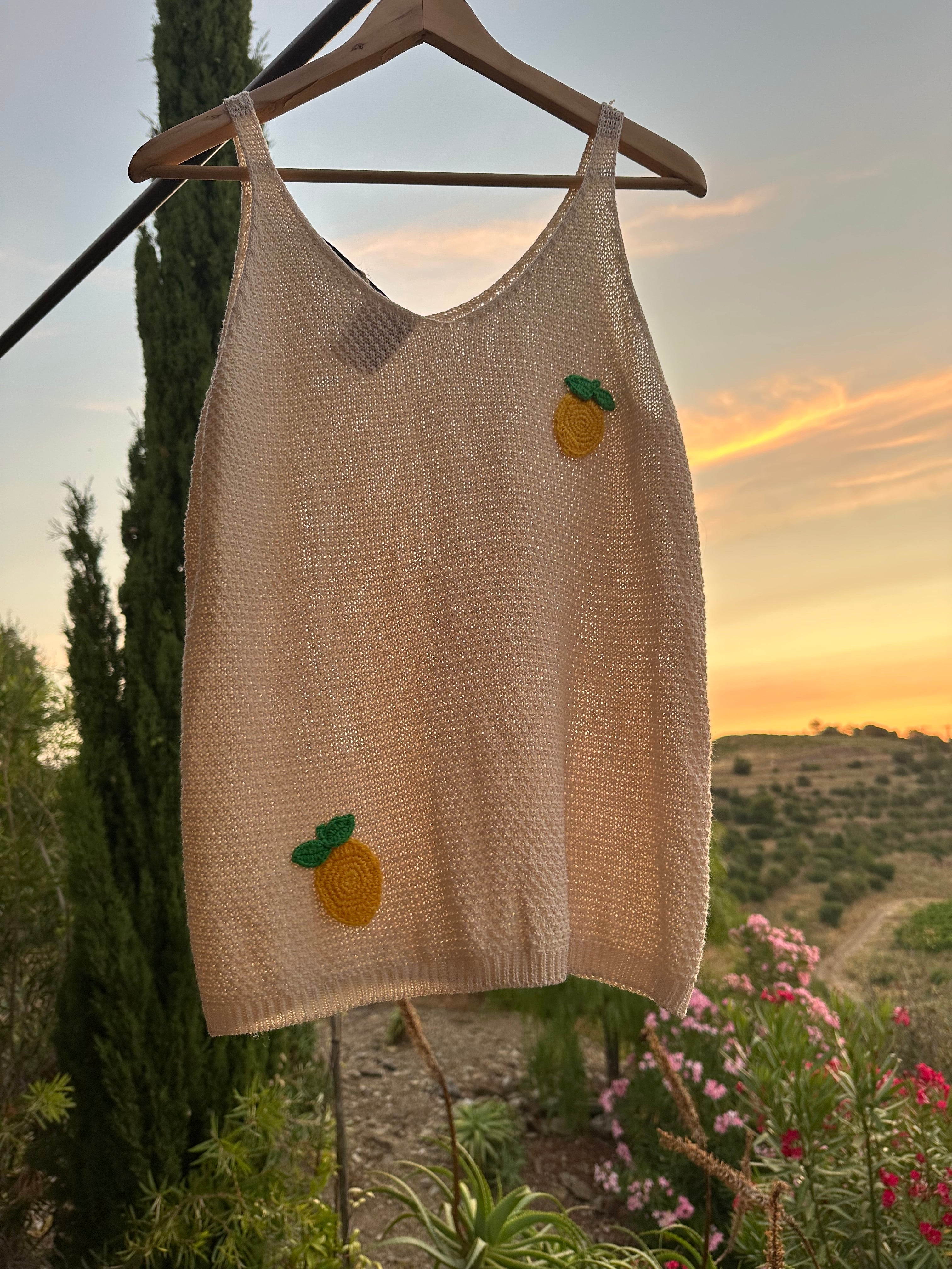 Débardeur full citron