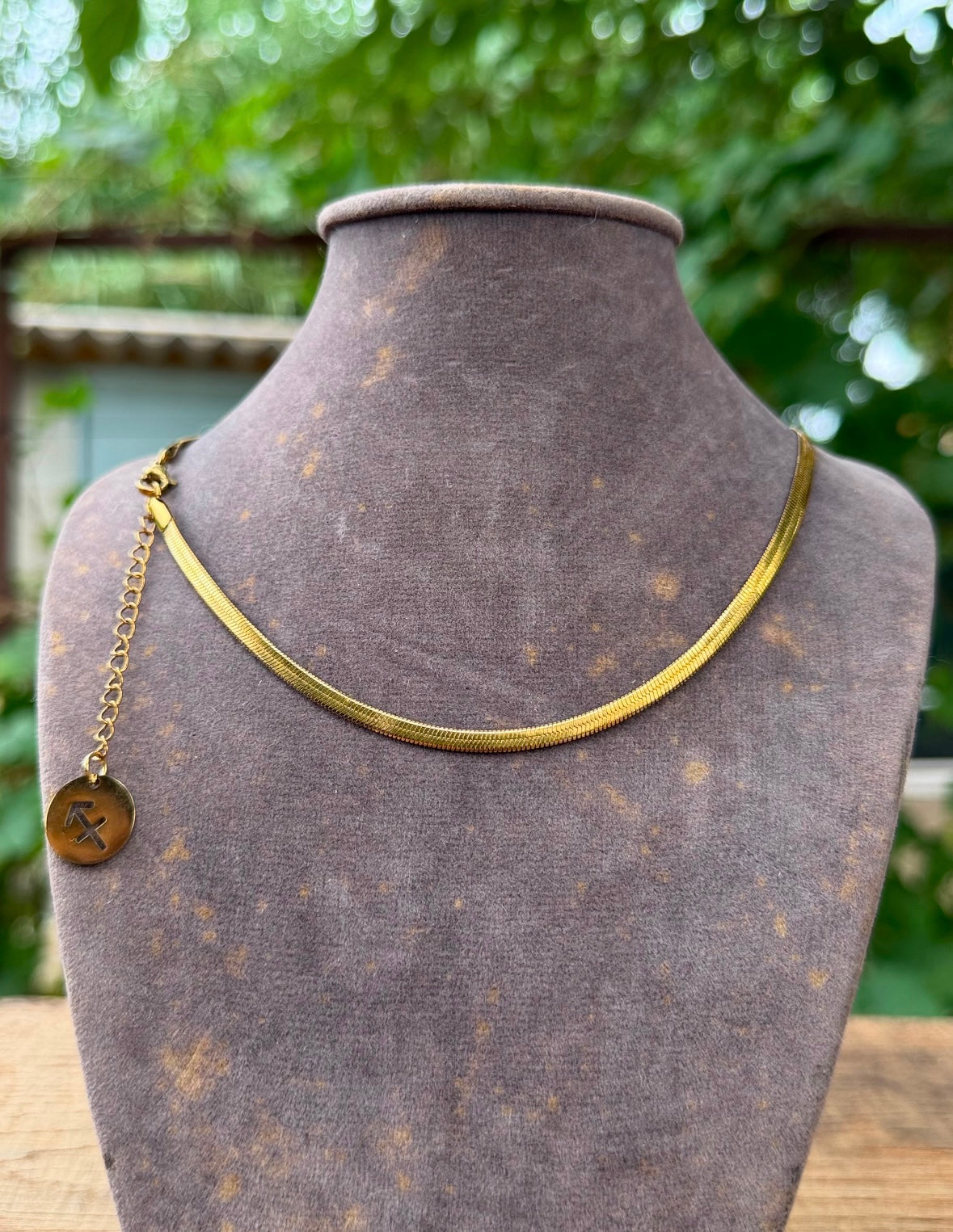 Collier maille serpent « sagittaire ♐️ »