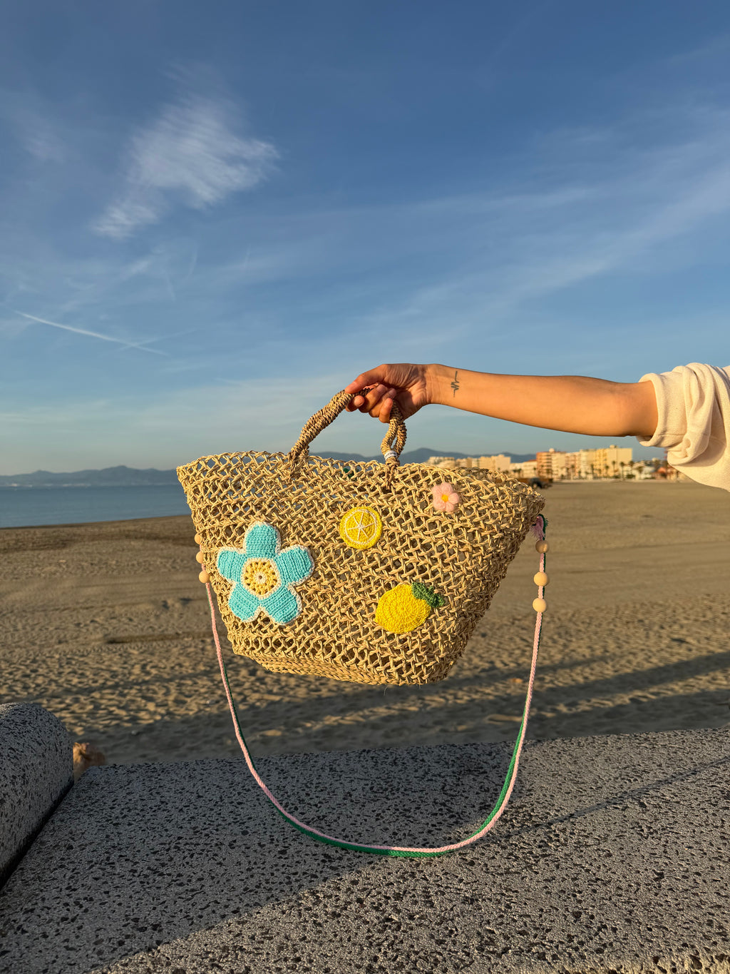 Panier douceur d’été « effet dentelle »