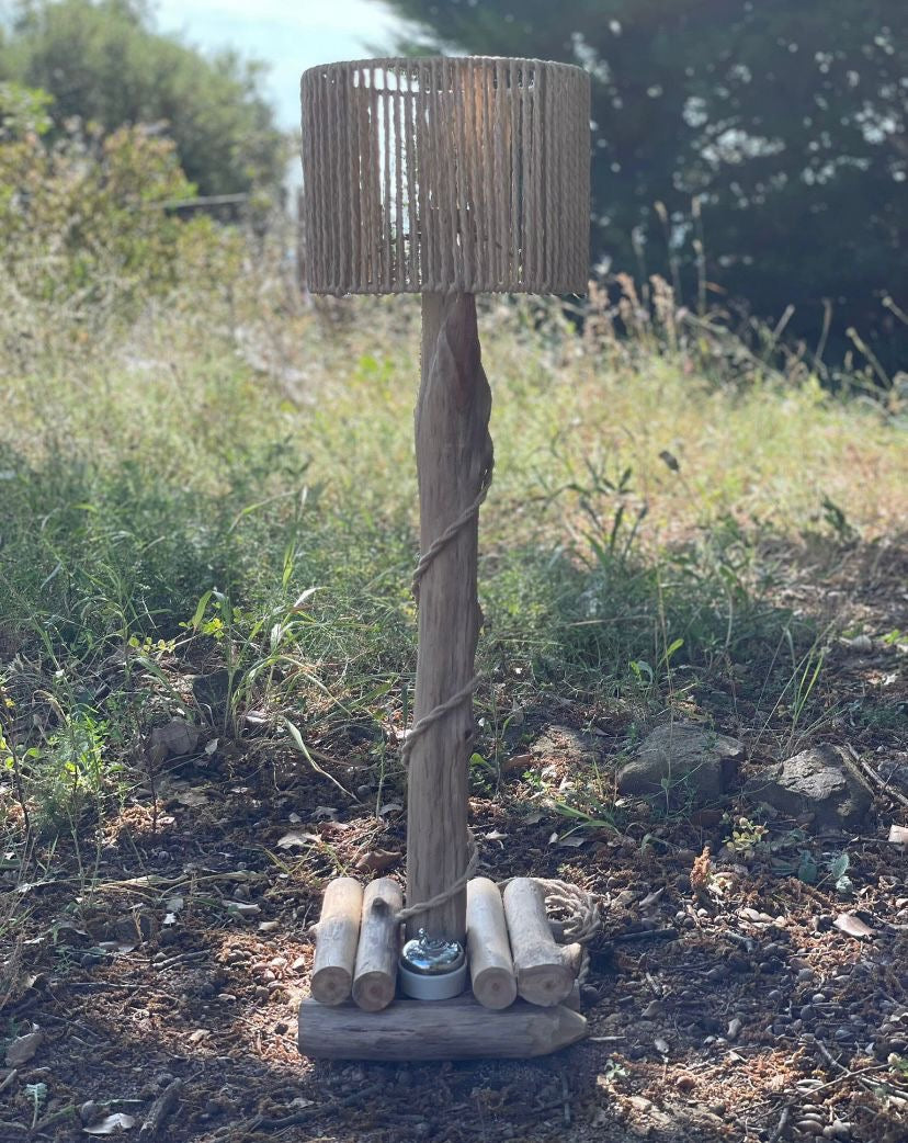 Lampe Bois Flotté