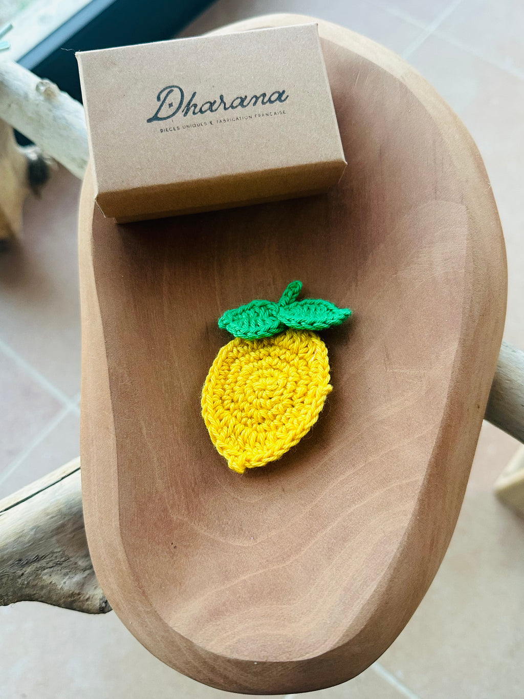 Broche citron