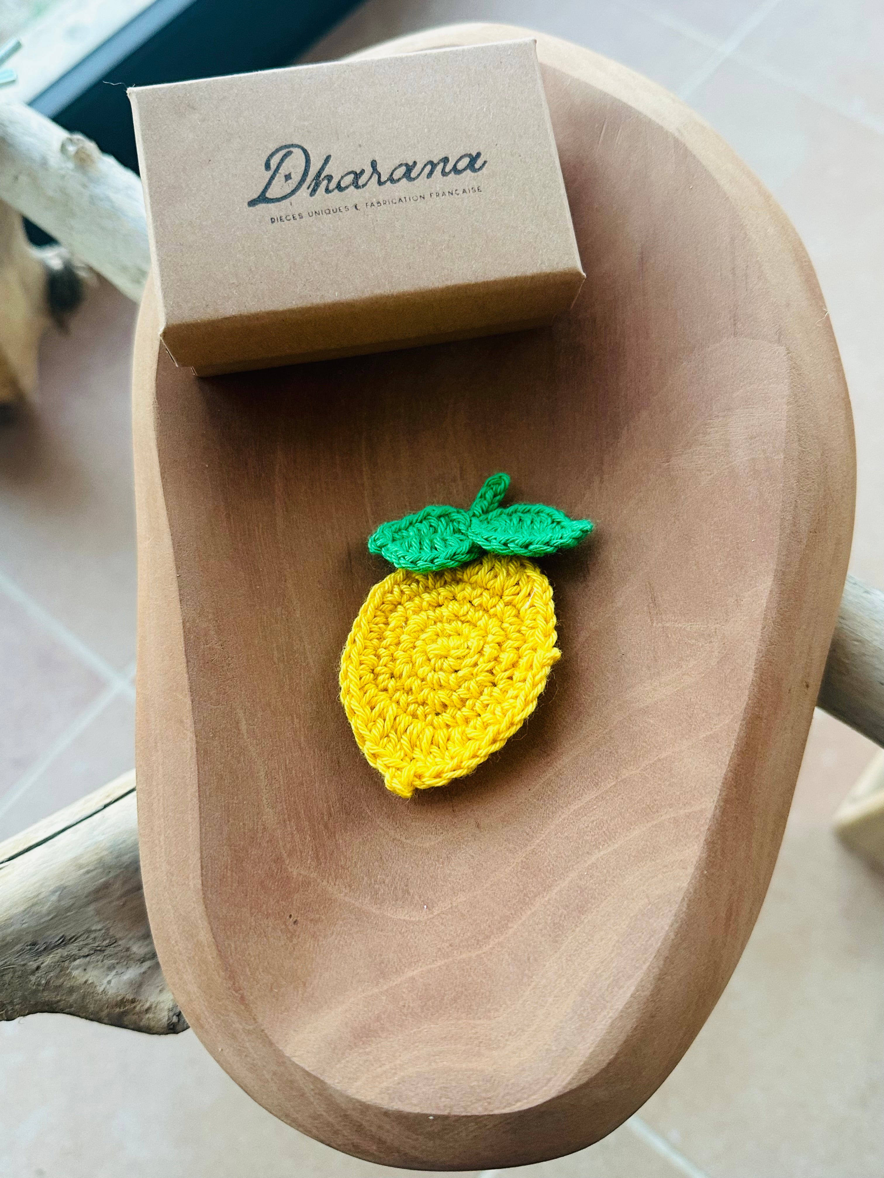 Broche citron