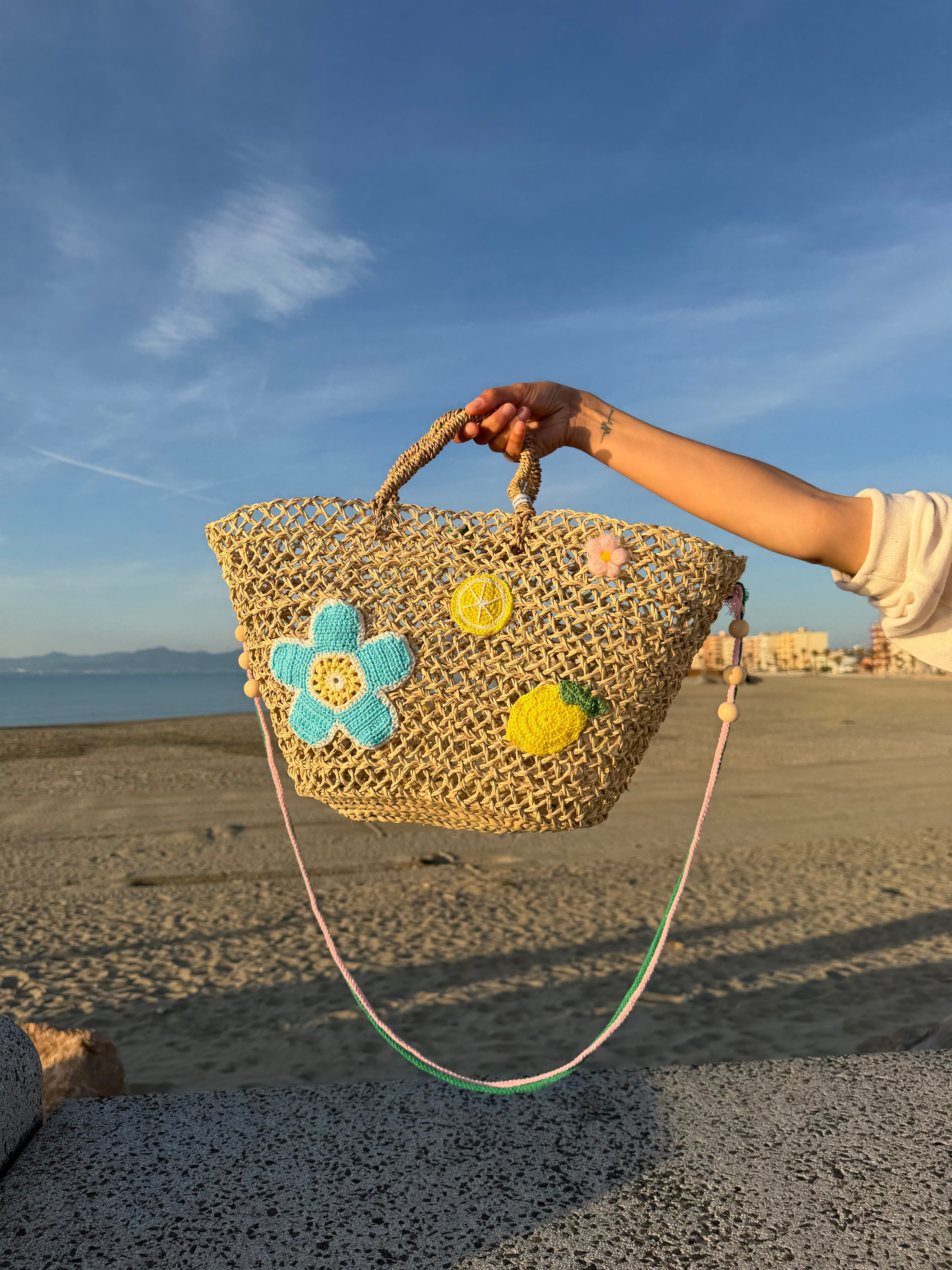 Panier douceur d’été « effet dentelle »