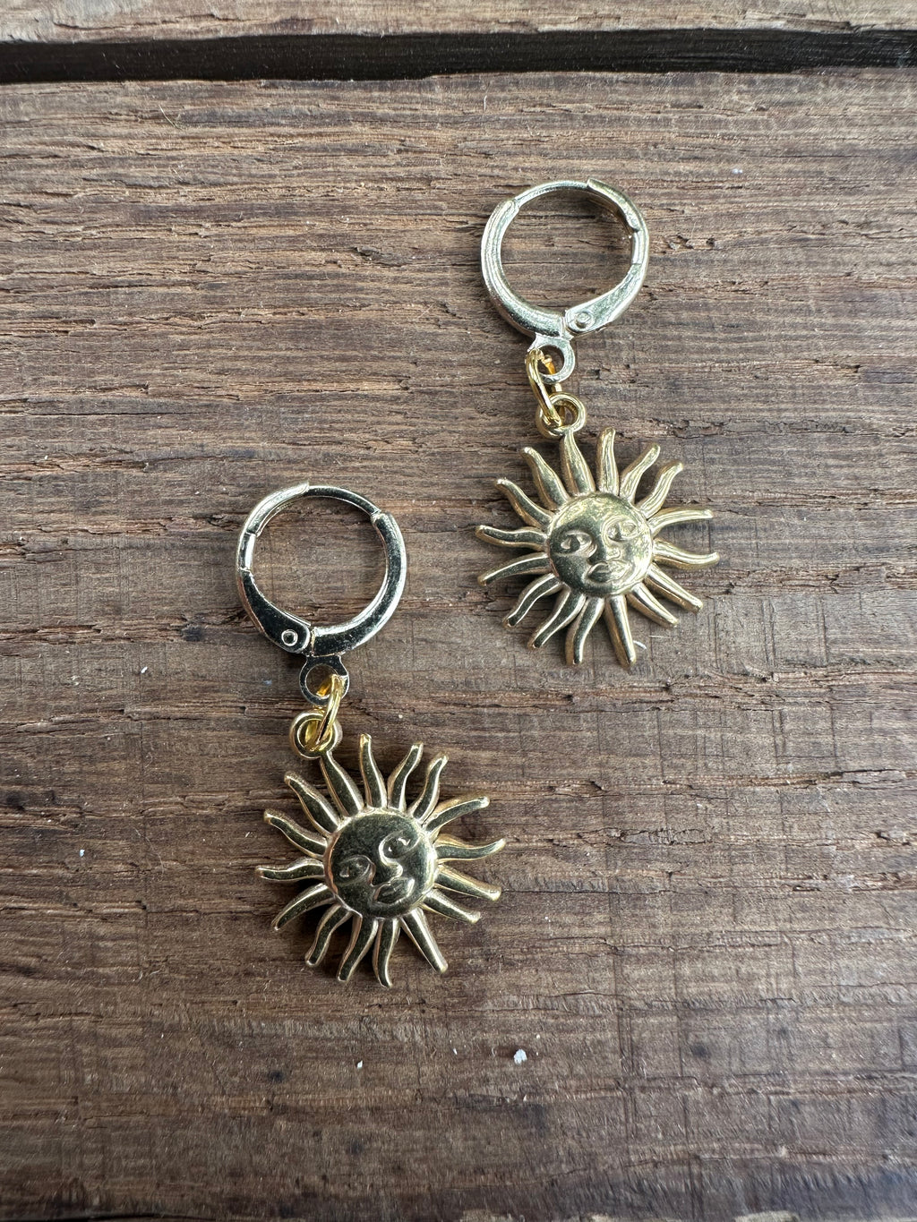 Boucles d’oreilles « Soleil »