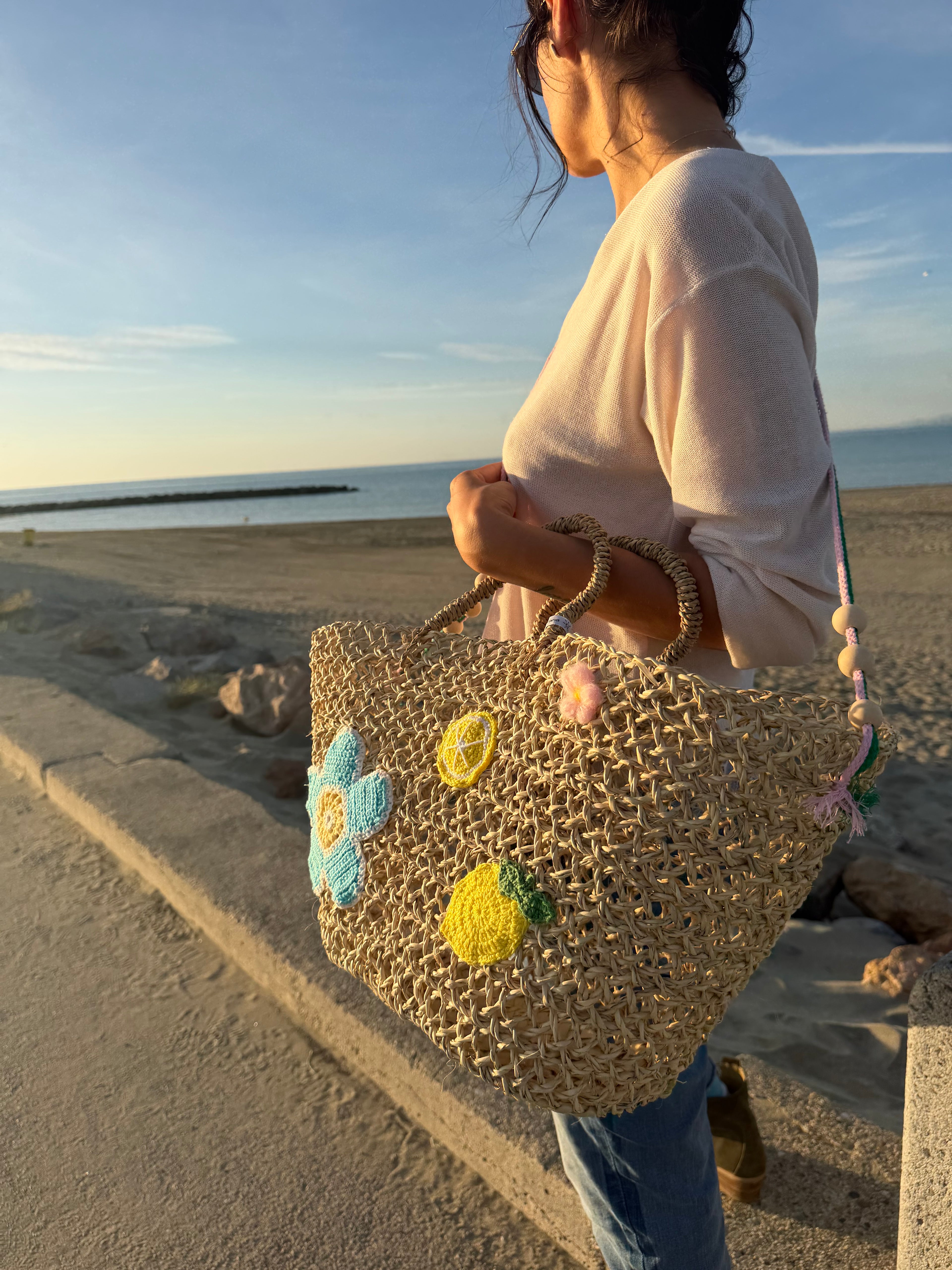 Panier douceur d’été « effet dentelle »