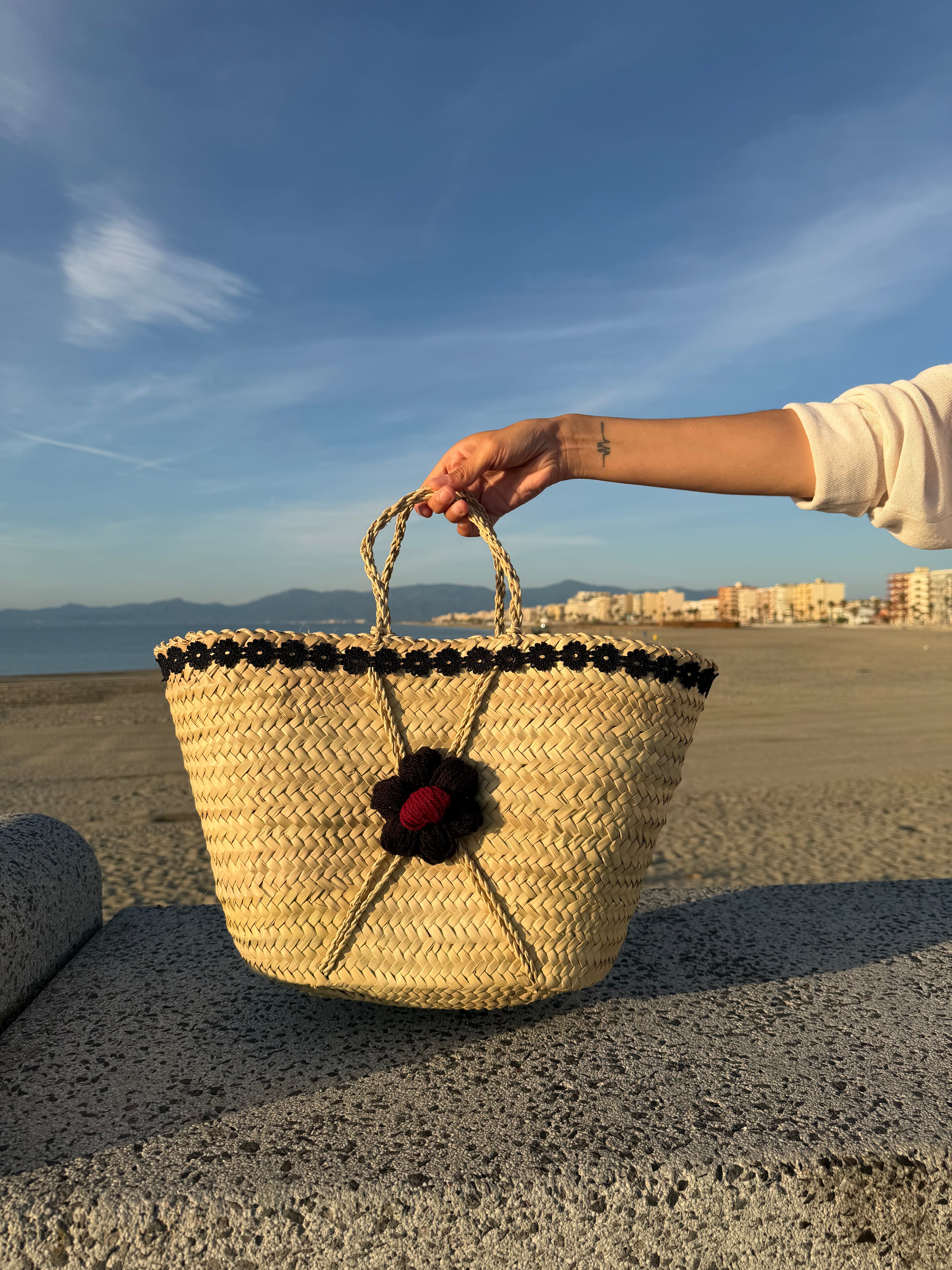 Panier Flower Power