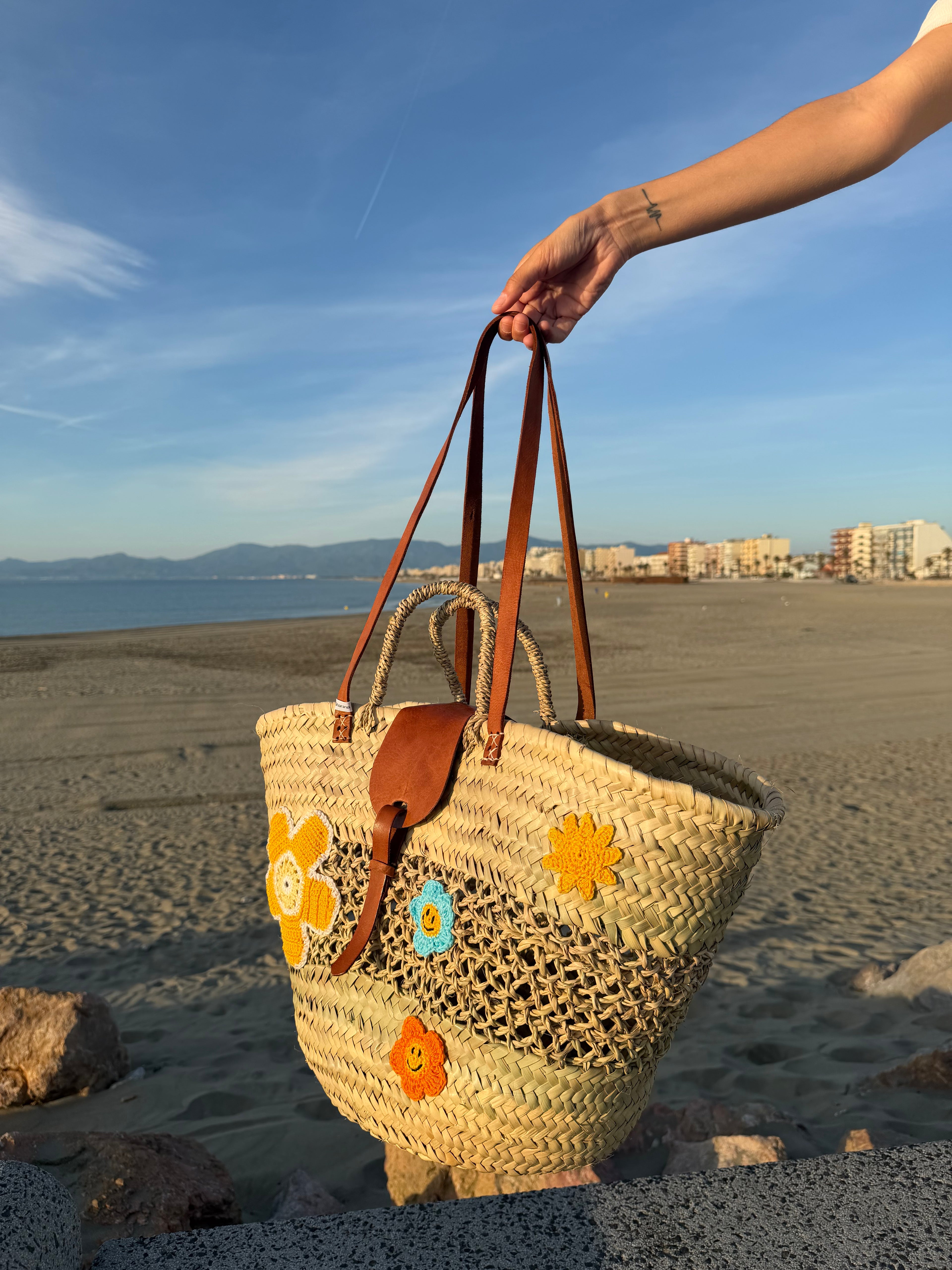 Panier Maxi soleil et fleurs d'été