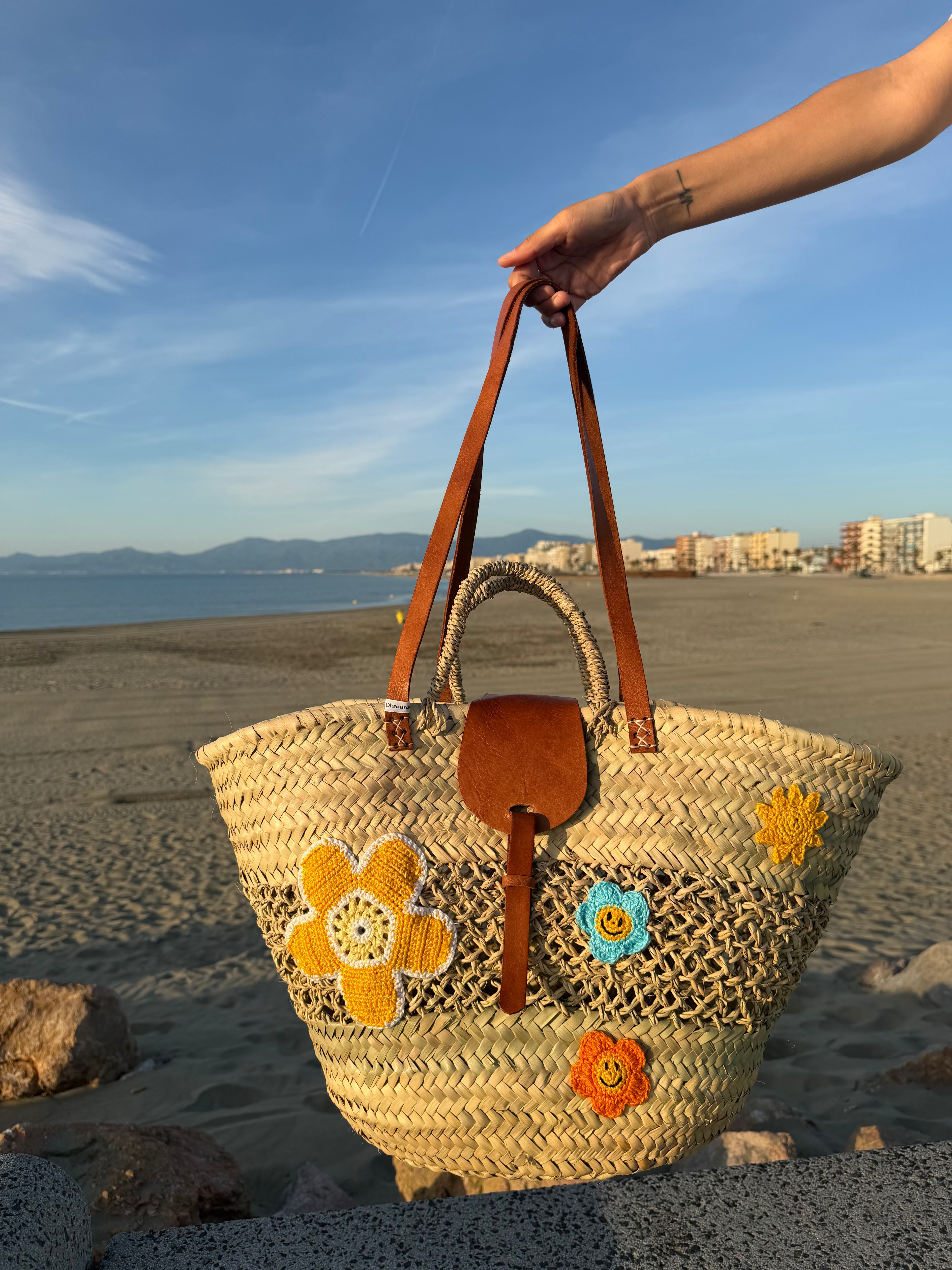 Panier Maxi soleil et fleurs d'été