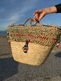 Panier Marin et perles bois