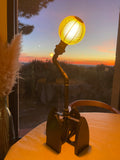 Lampe acier