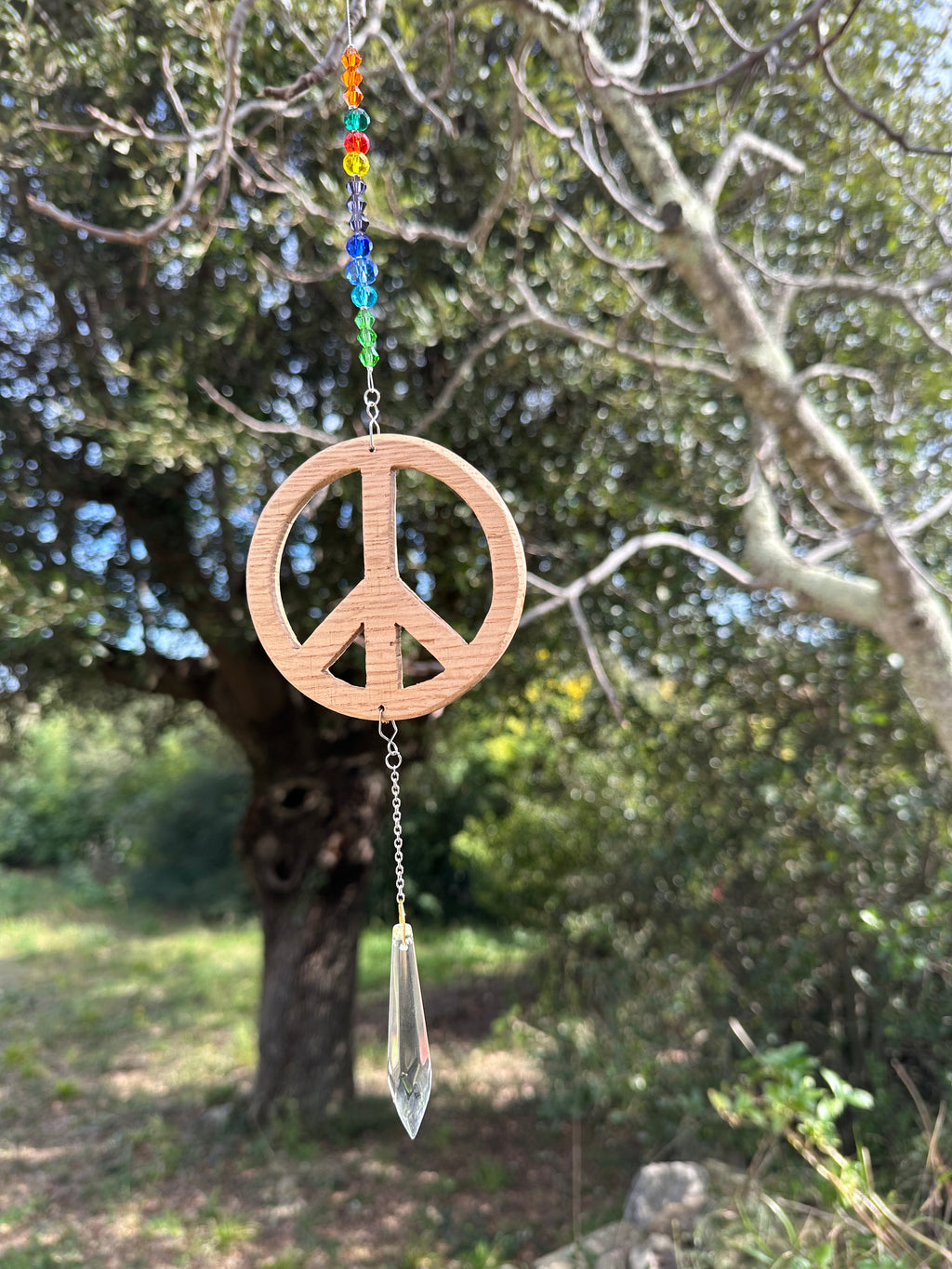 Attrape-soleil "Peace & Love" Grand Modèle