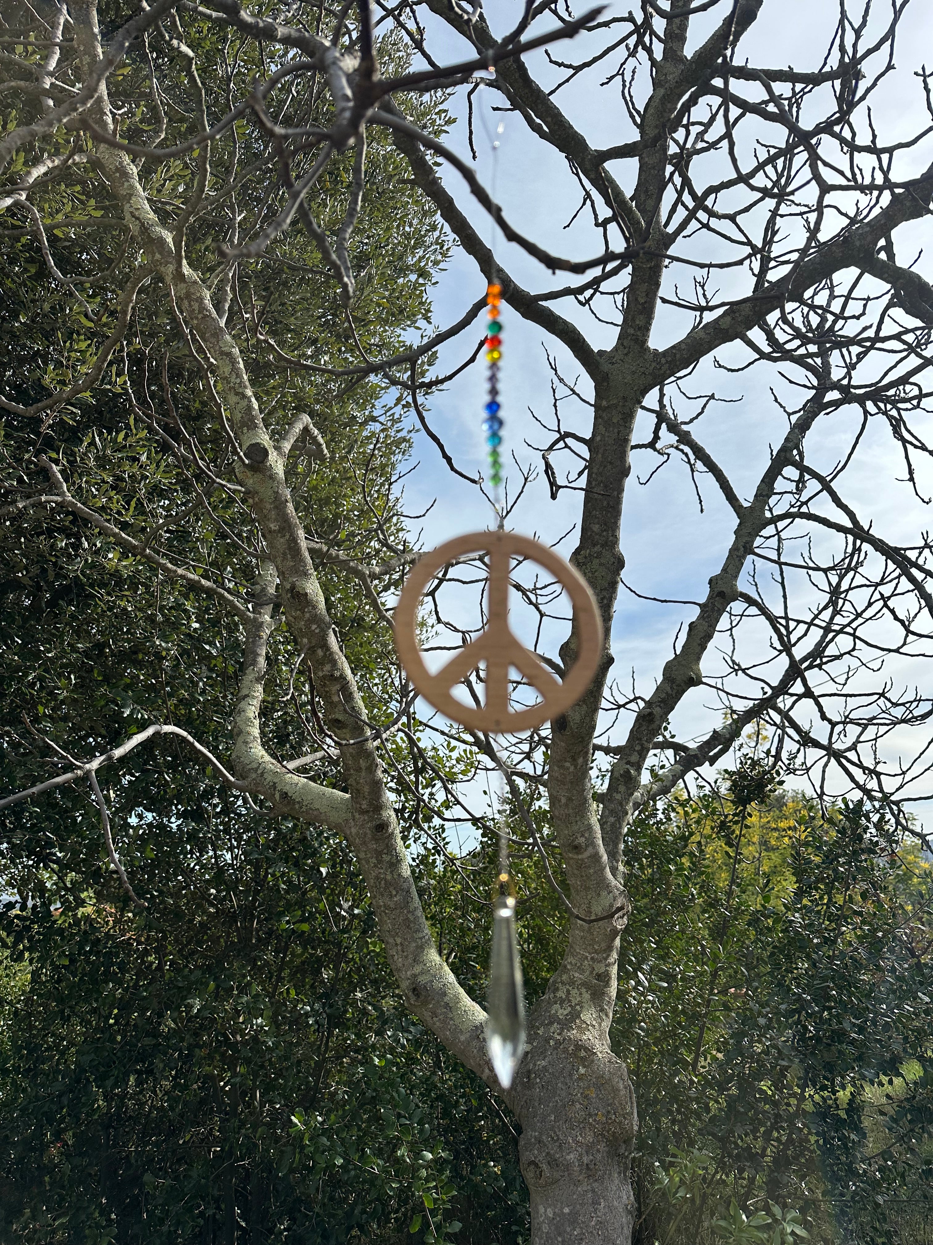 Attrape-soleil "Peace & Love" Grand Modèle