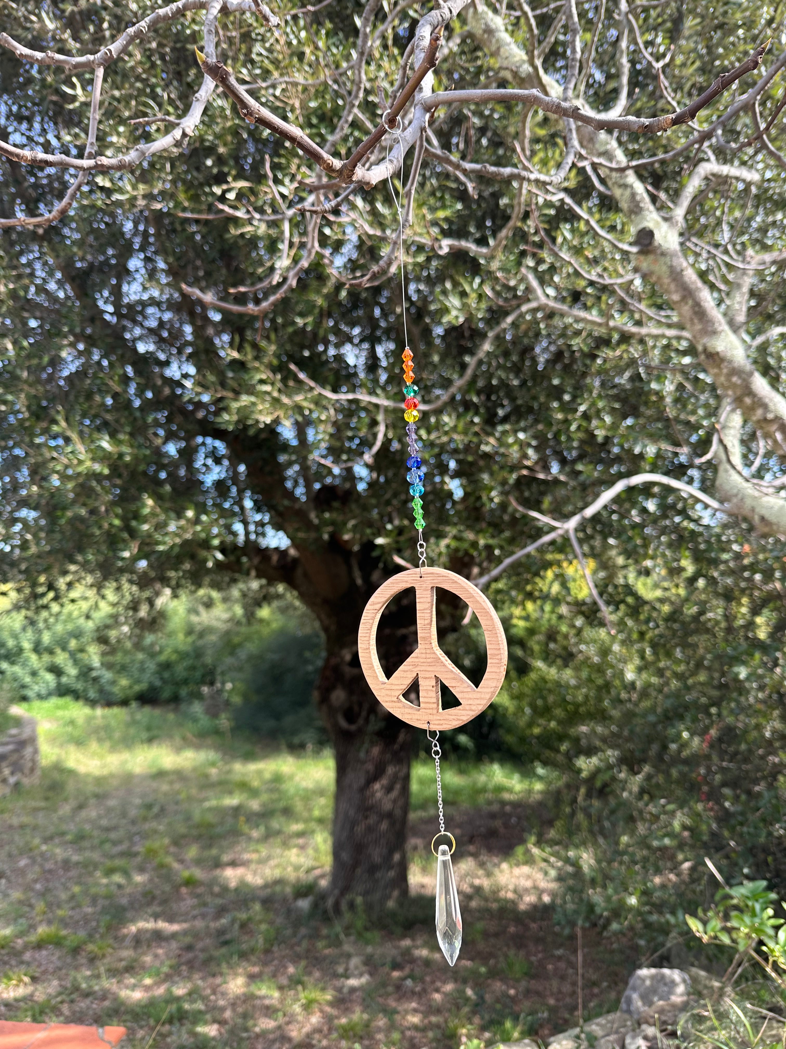 Attrape-soleil "Peace & Love" Grand Modèle