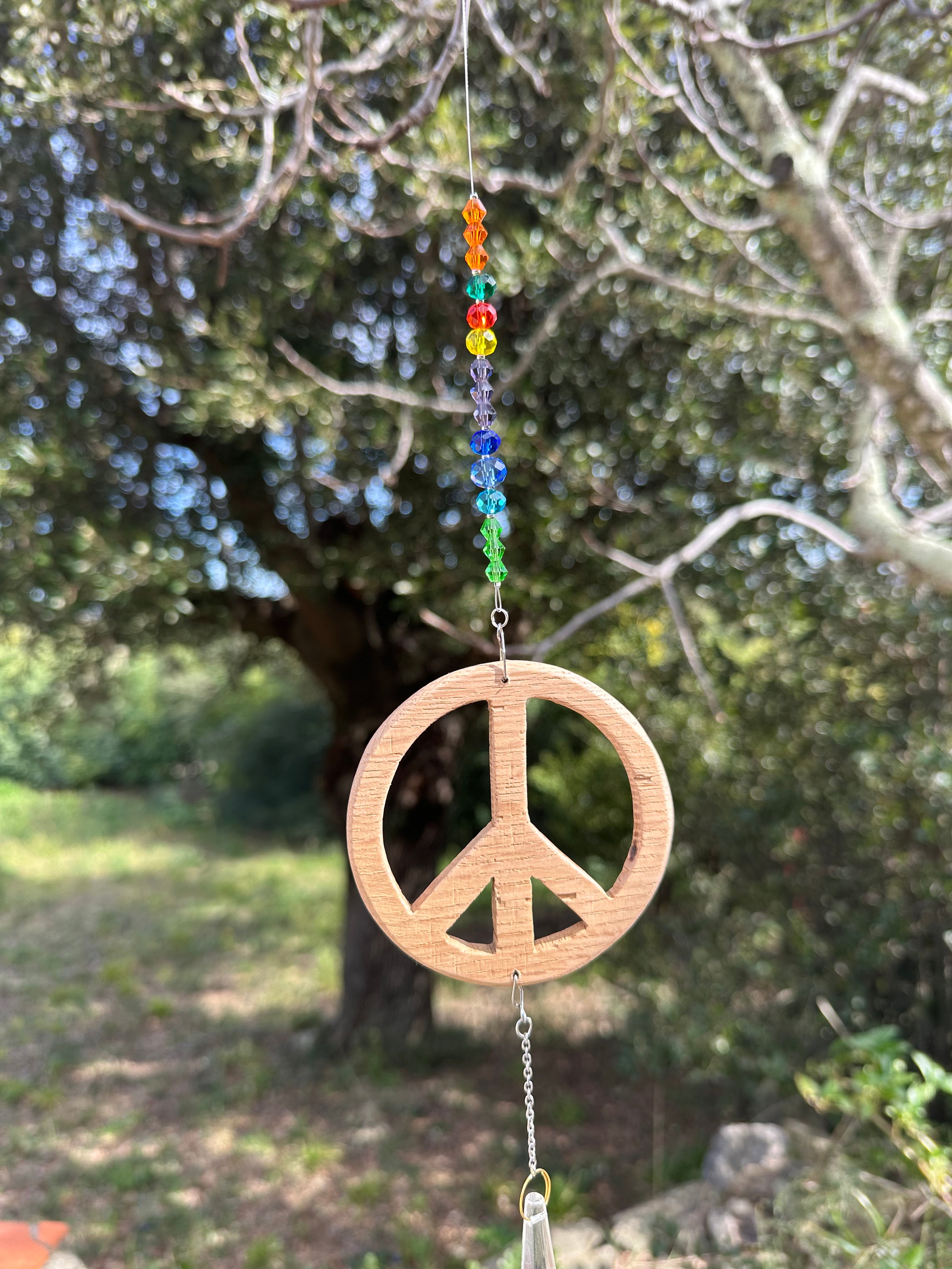 Attrape-soleil "Peace & Love" Grand Modèle