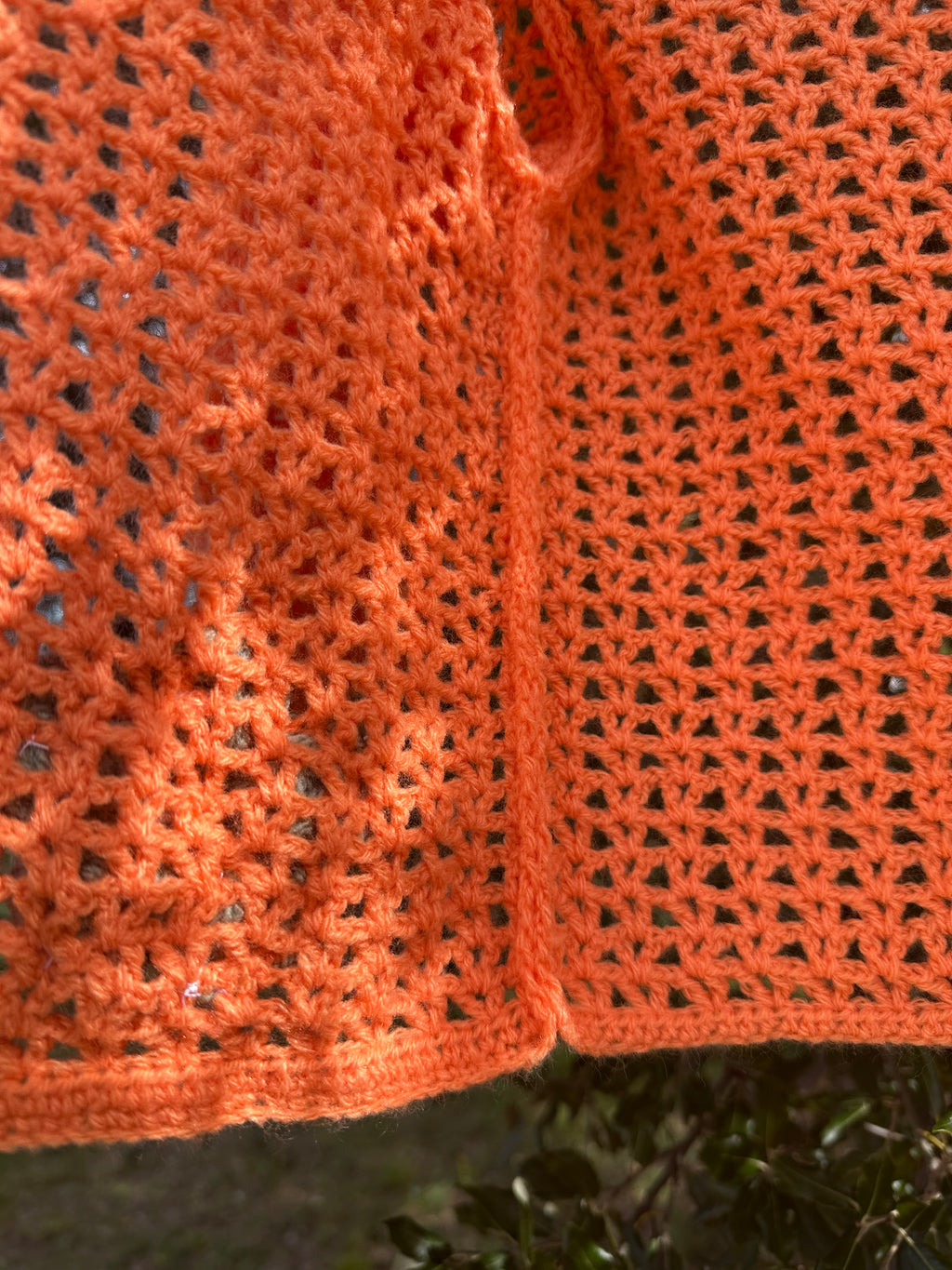 Veste Orange Fleur & Coeur
