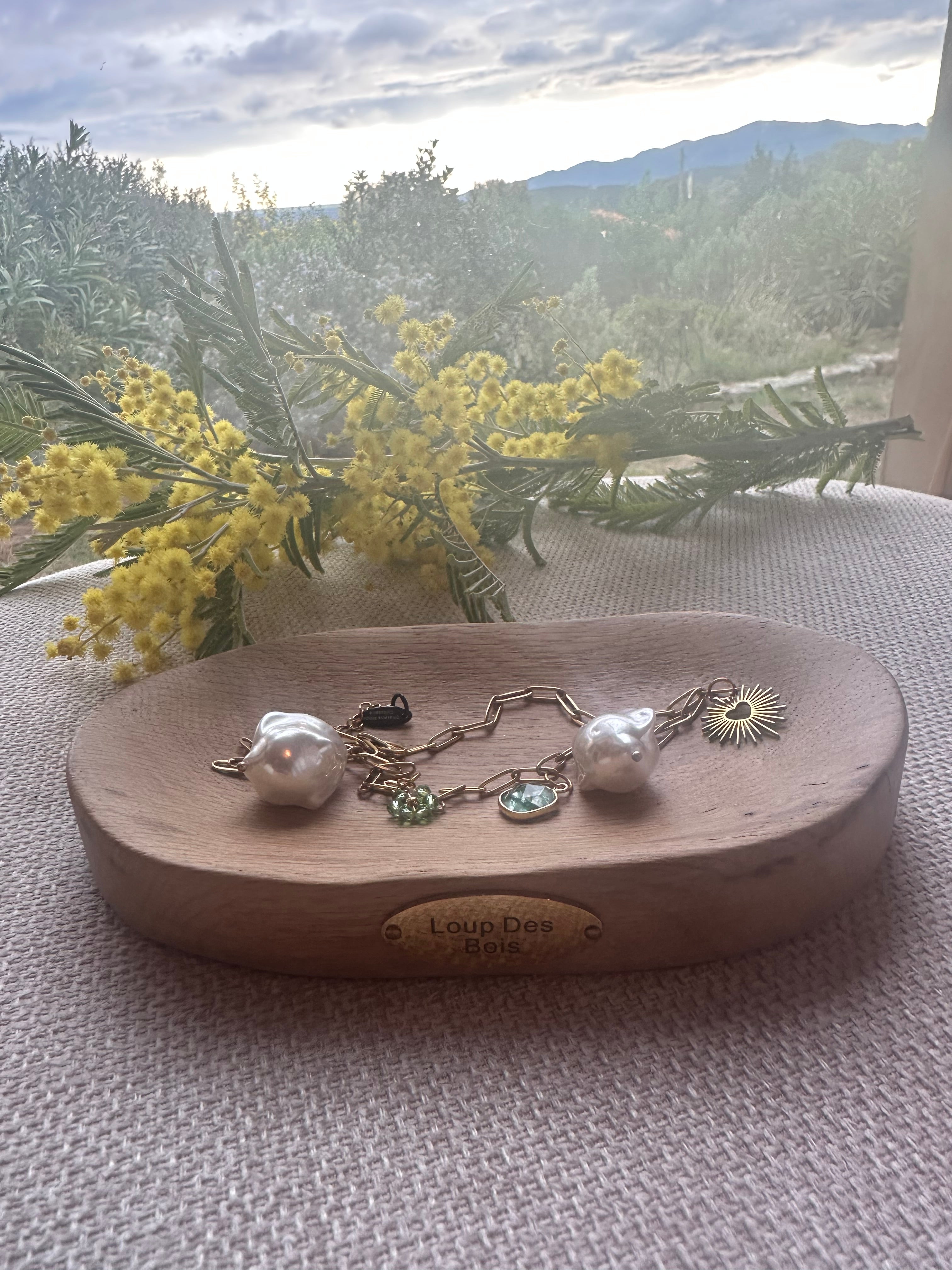Vide Poche Artisanal en Chêne