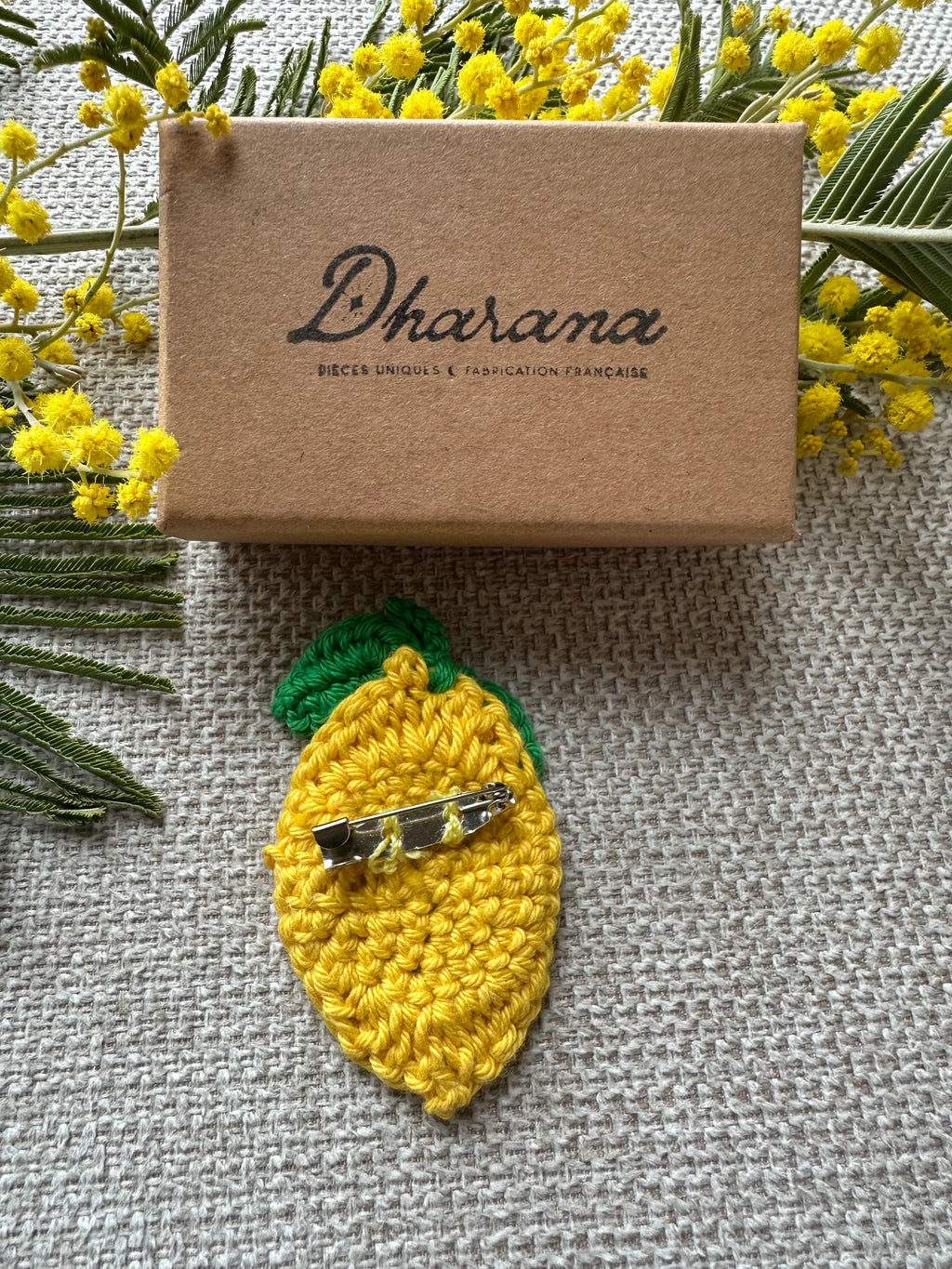 Broche citron