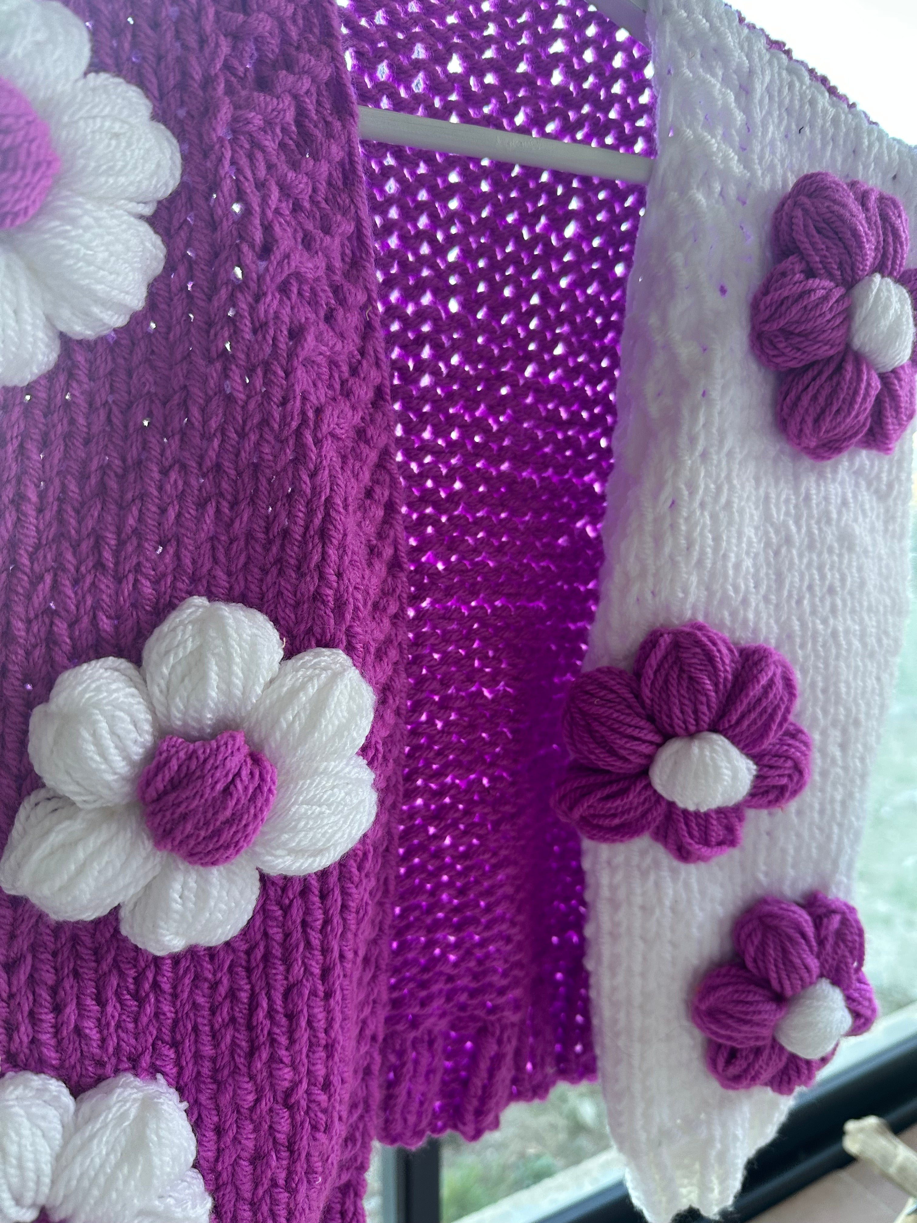 Veste Bicolor à Fleur