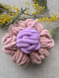 Broche Rose & Mauve