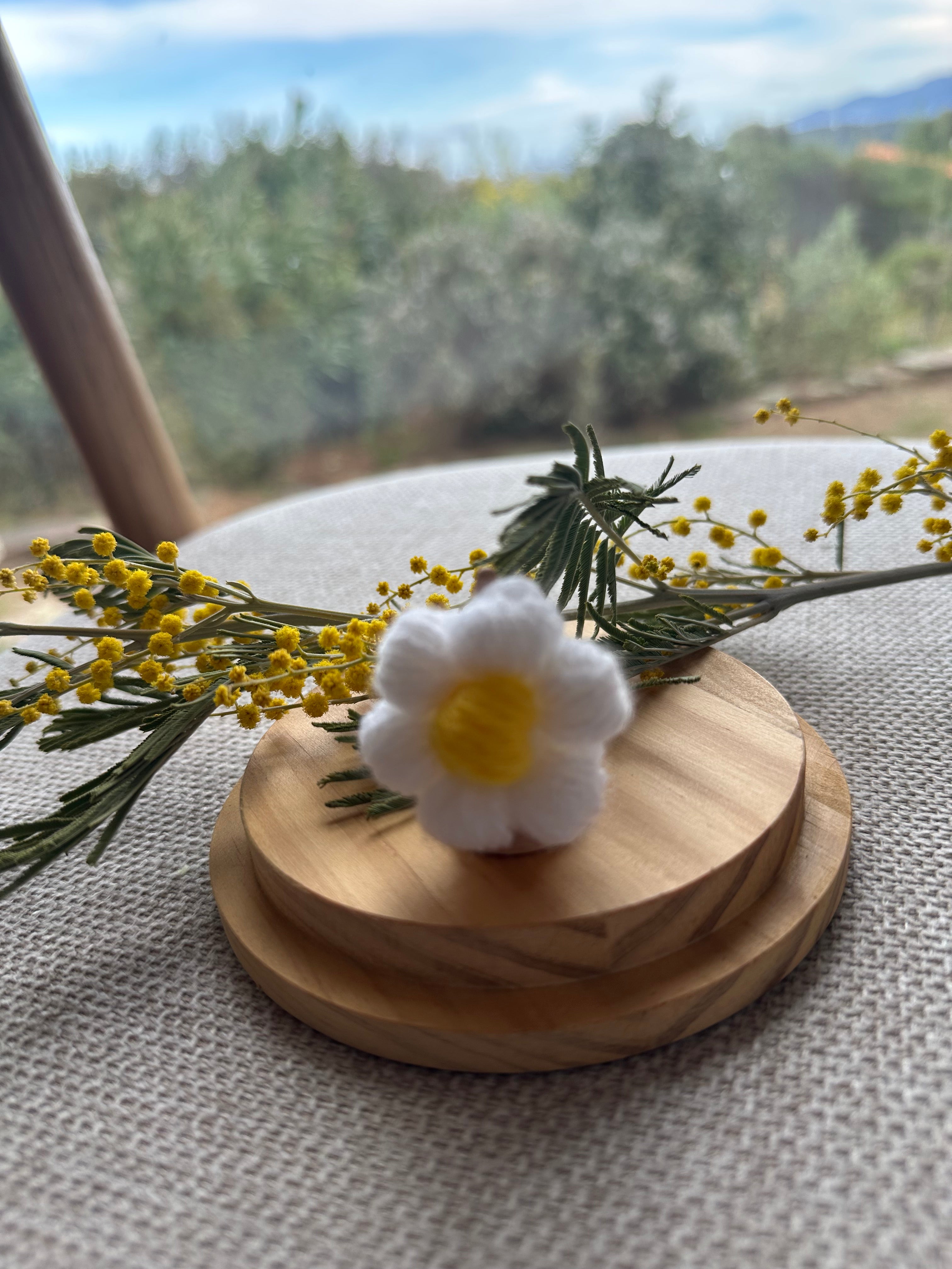 Bague Fleur Blanche
