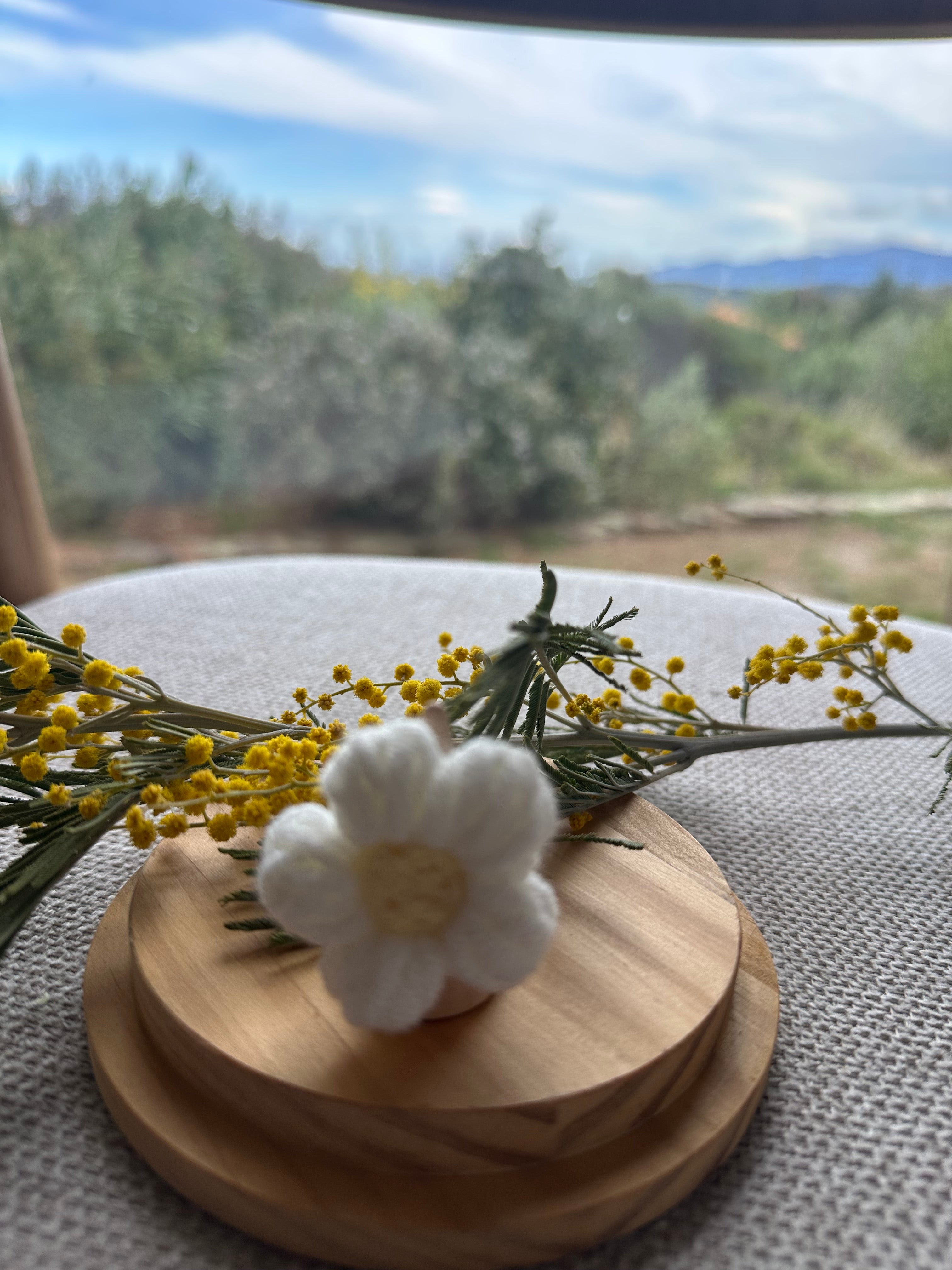 Bague Fleur Blanche
