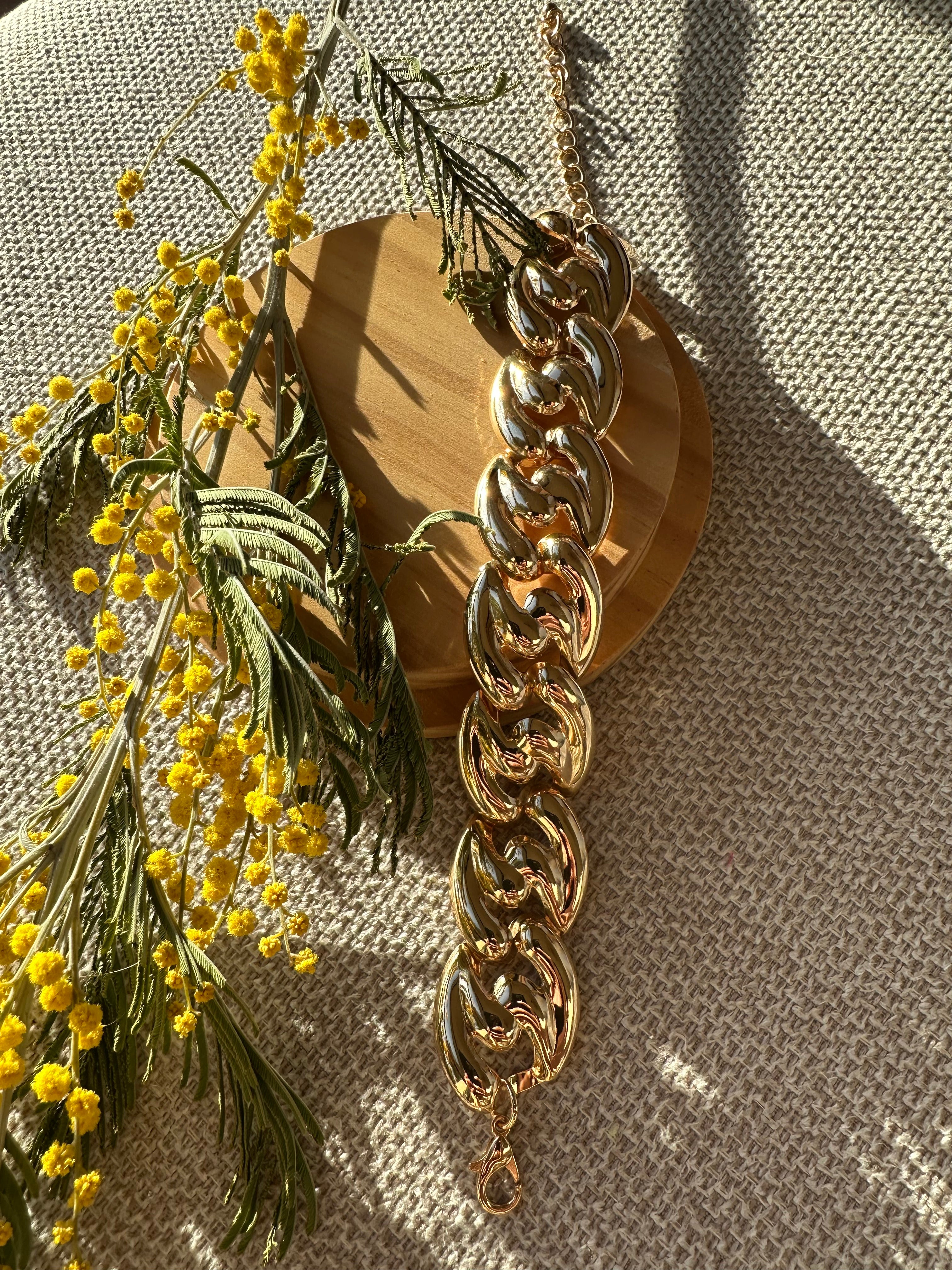 Bracelet mailles tressées