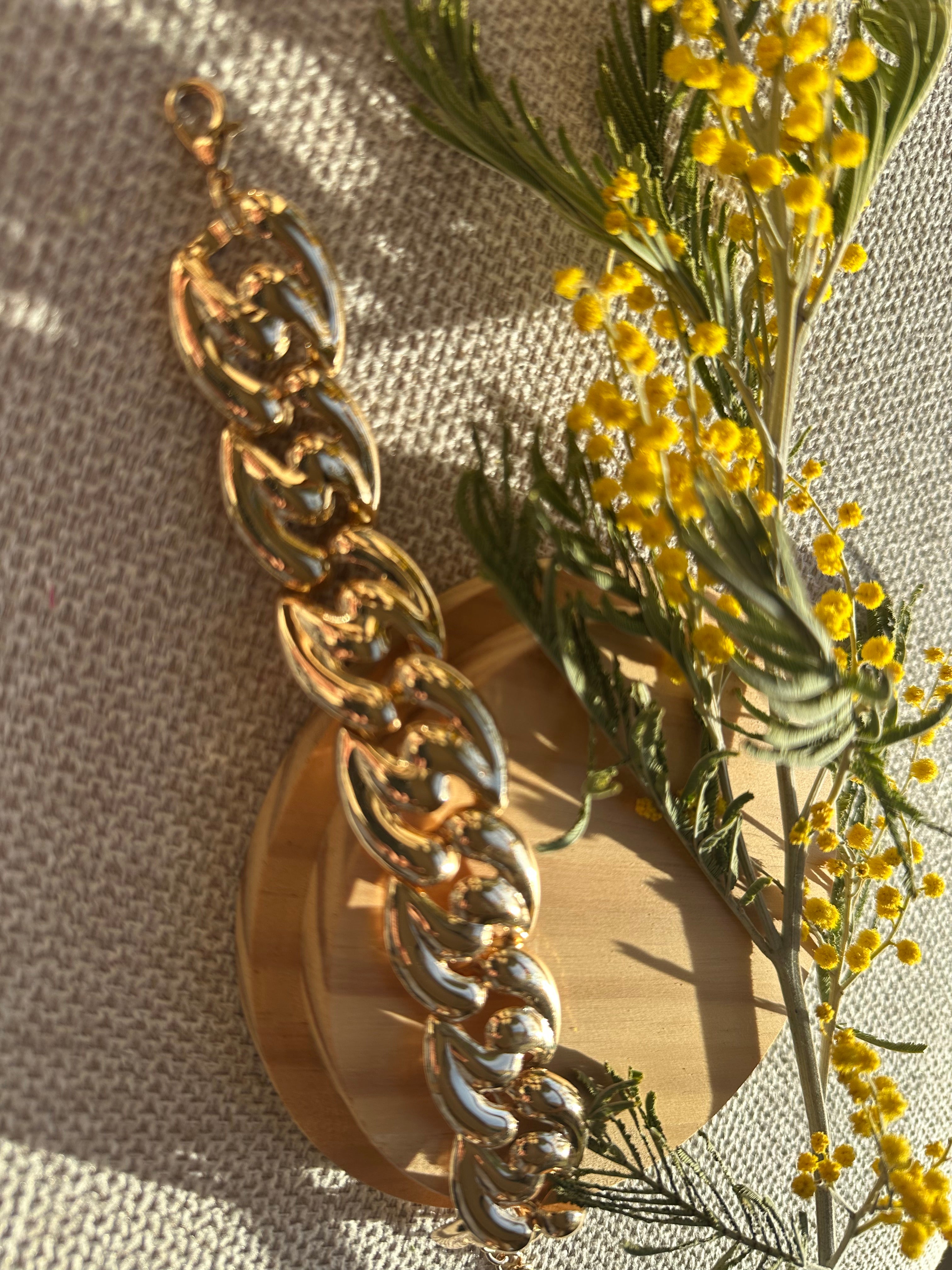 Bracelet mailles tressées