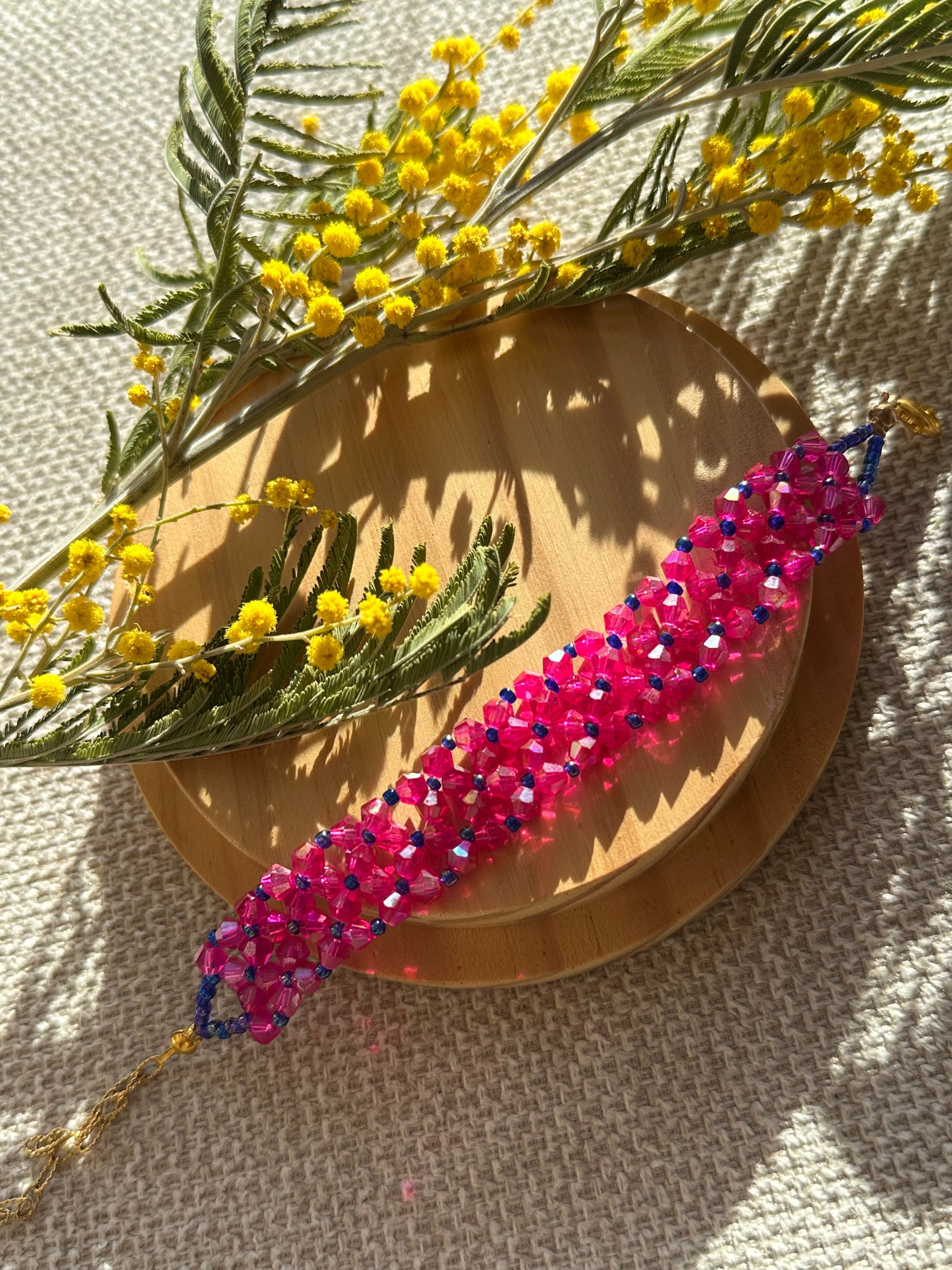 Bracelet Fuchia Collection "Jackye"