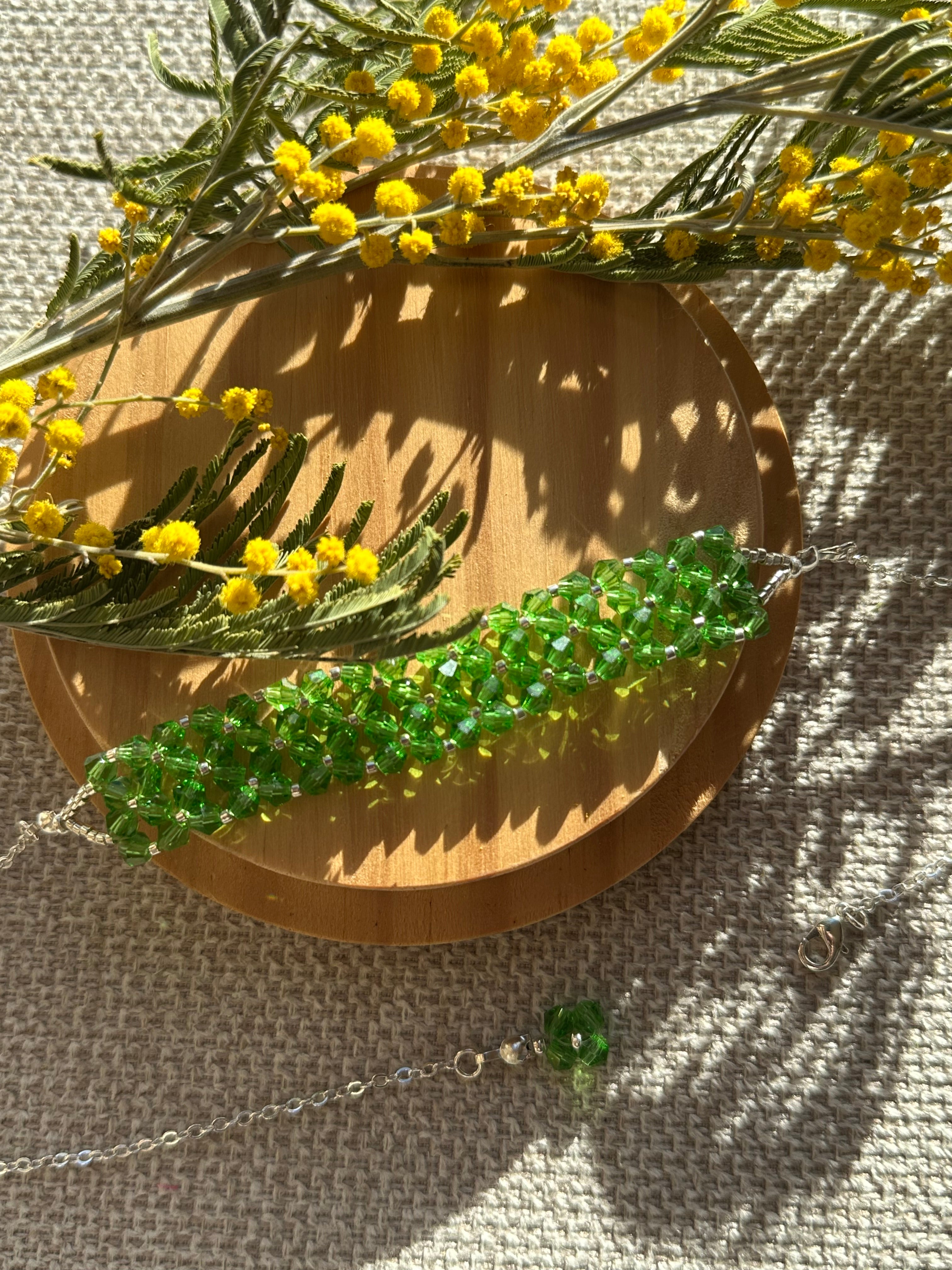 Collier Vert Collection "Jackye"