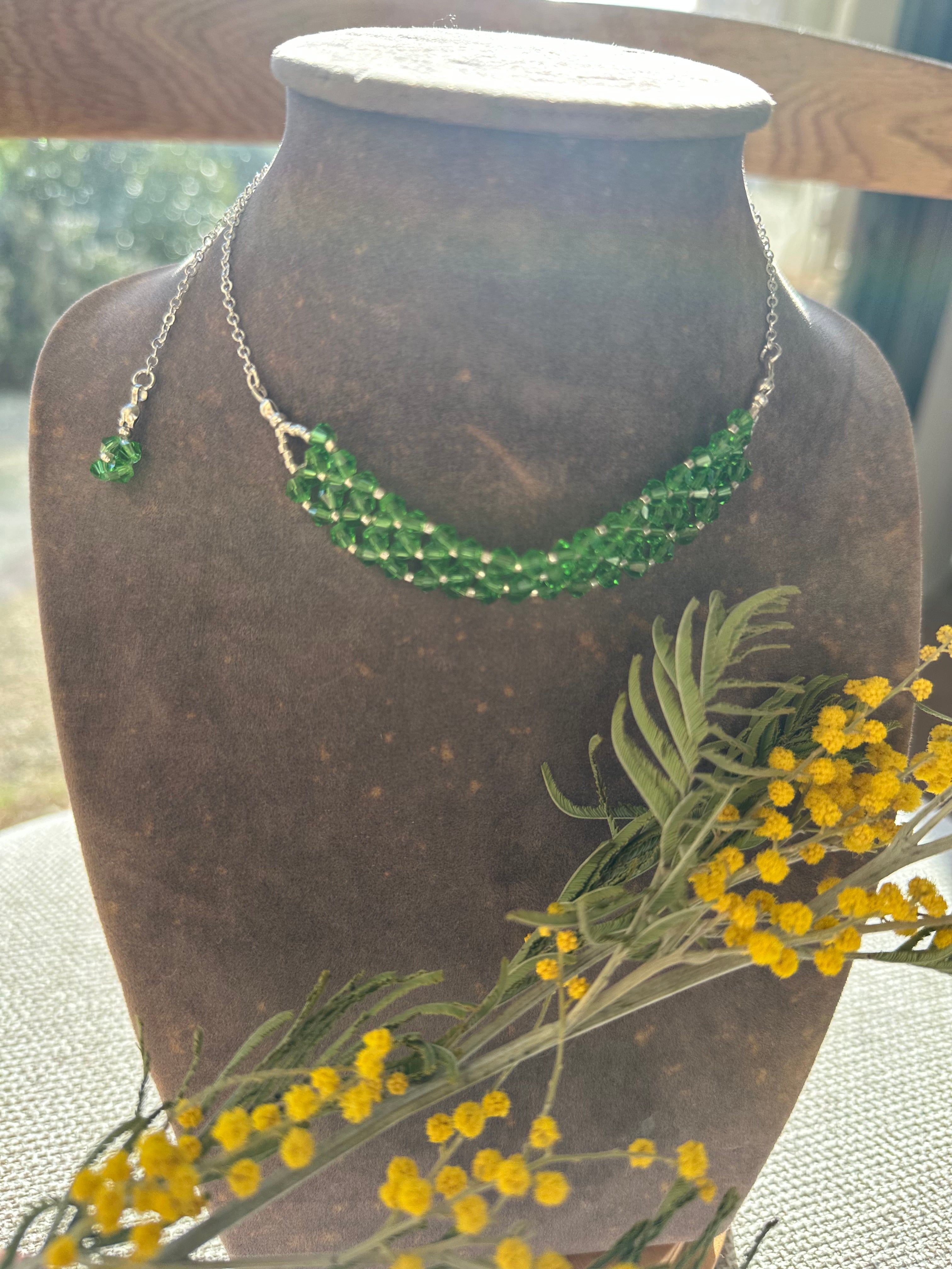 Collier Vert Collection "Jackye"