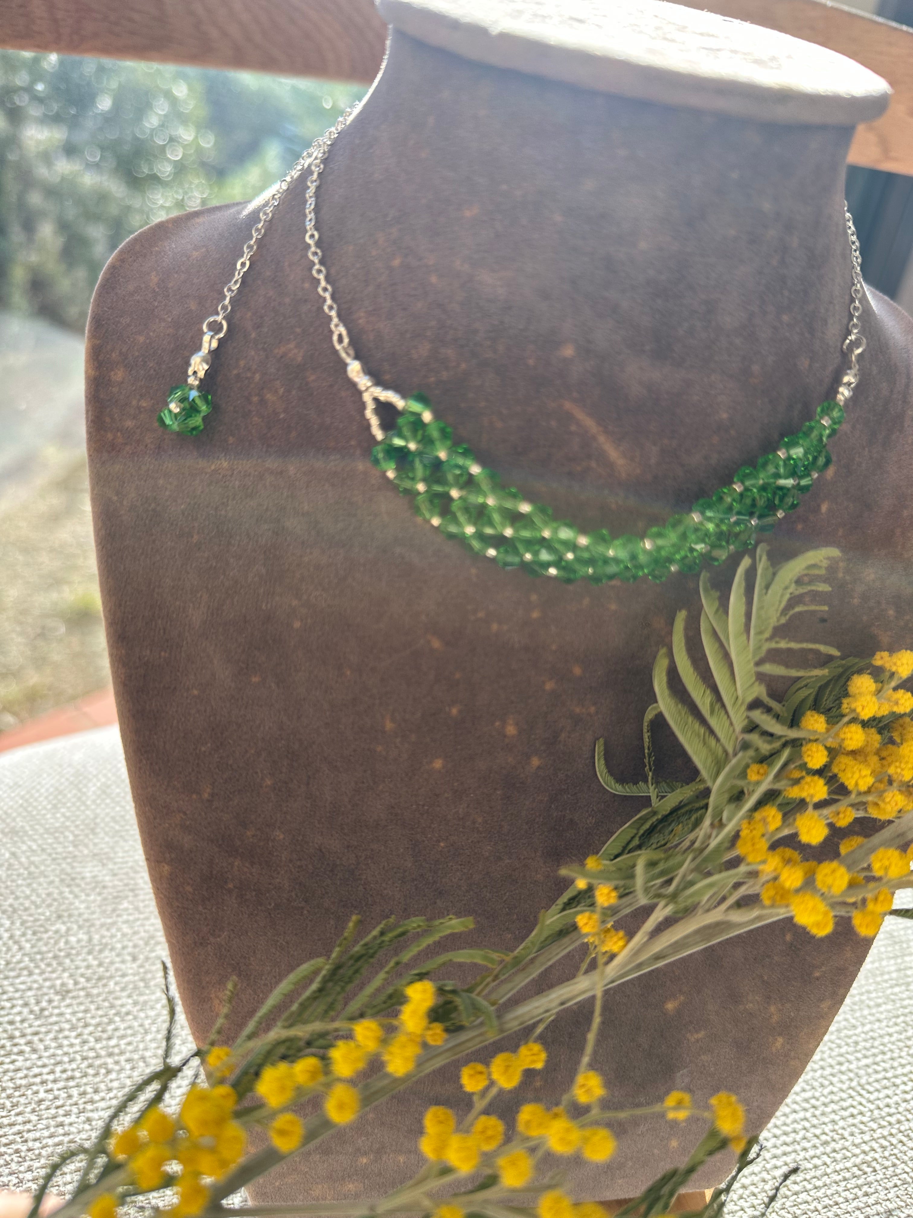 Collier Vert Collection "Jackye"