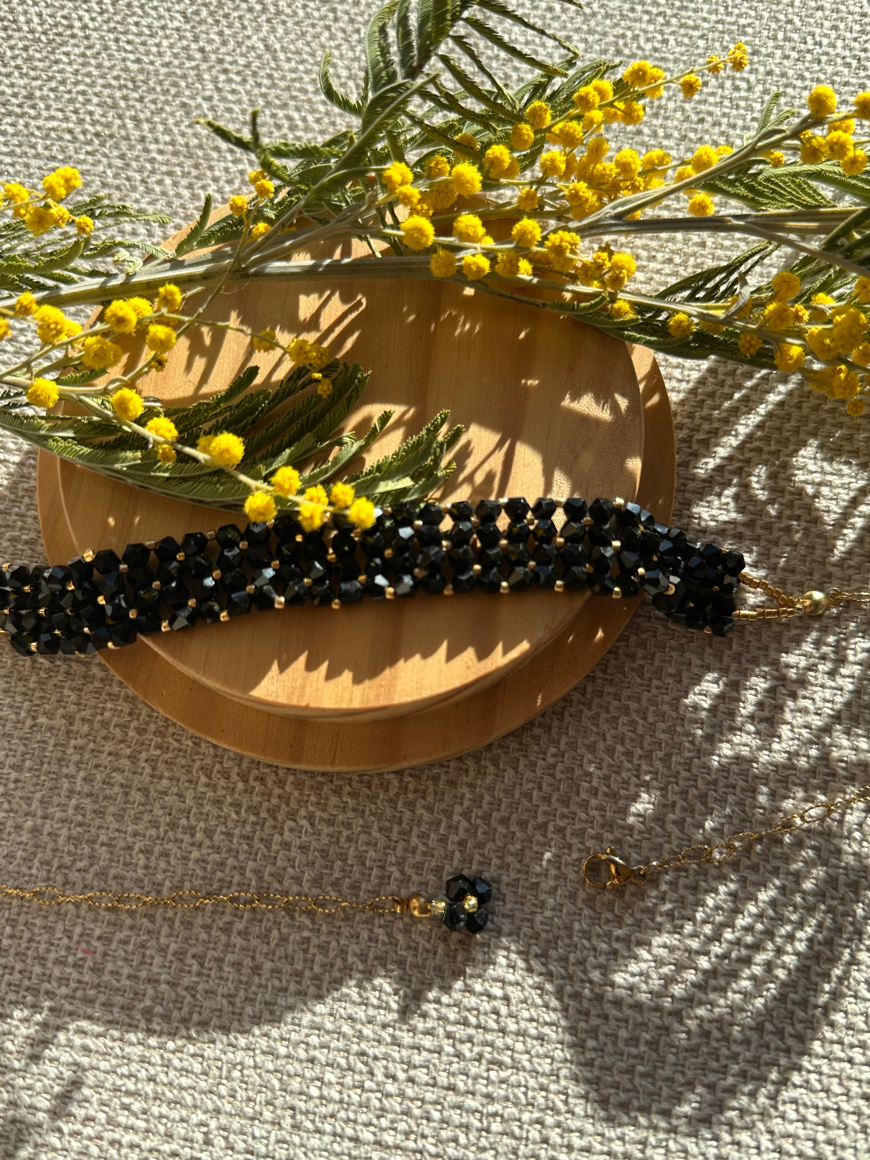 Collier Noir Collection "Jackye"