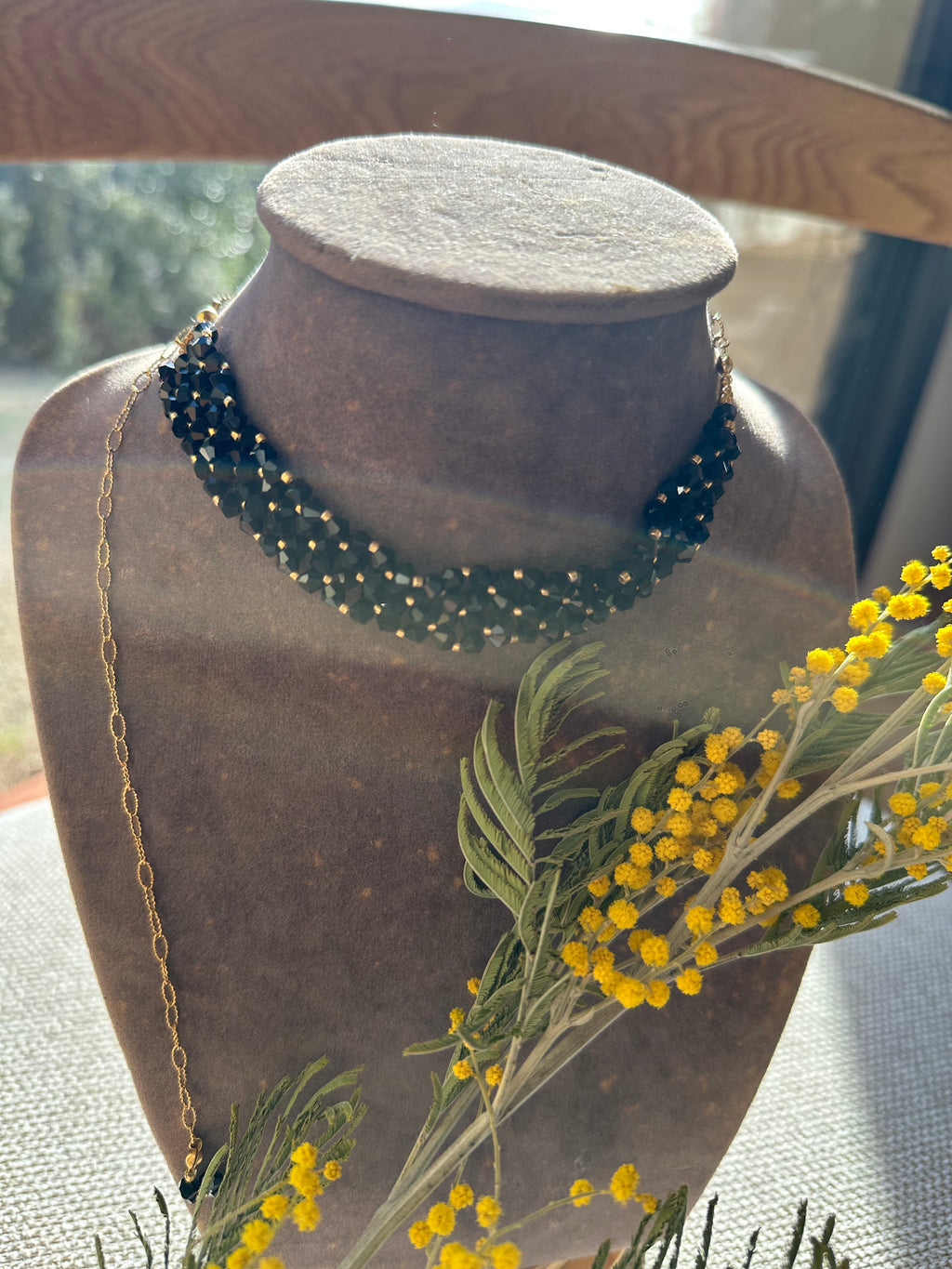 Collier Noir Collection "Jackye"