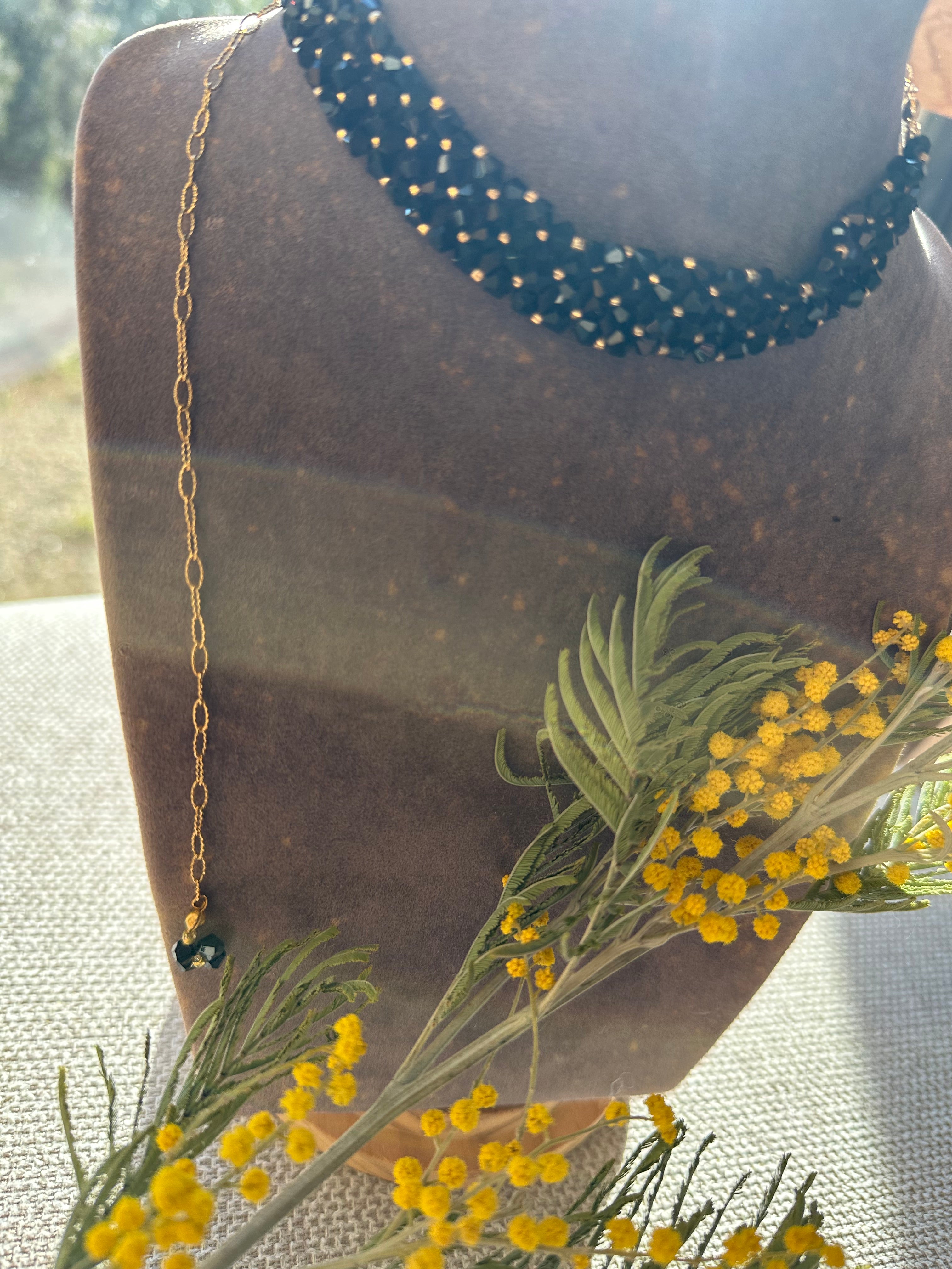 Collier Noir Collection "Jackye"